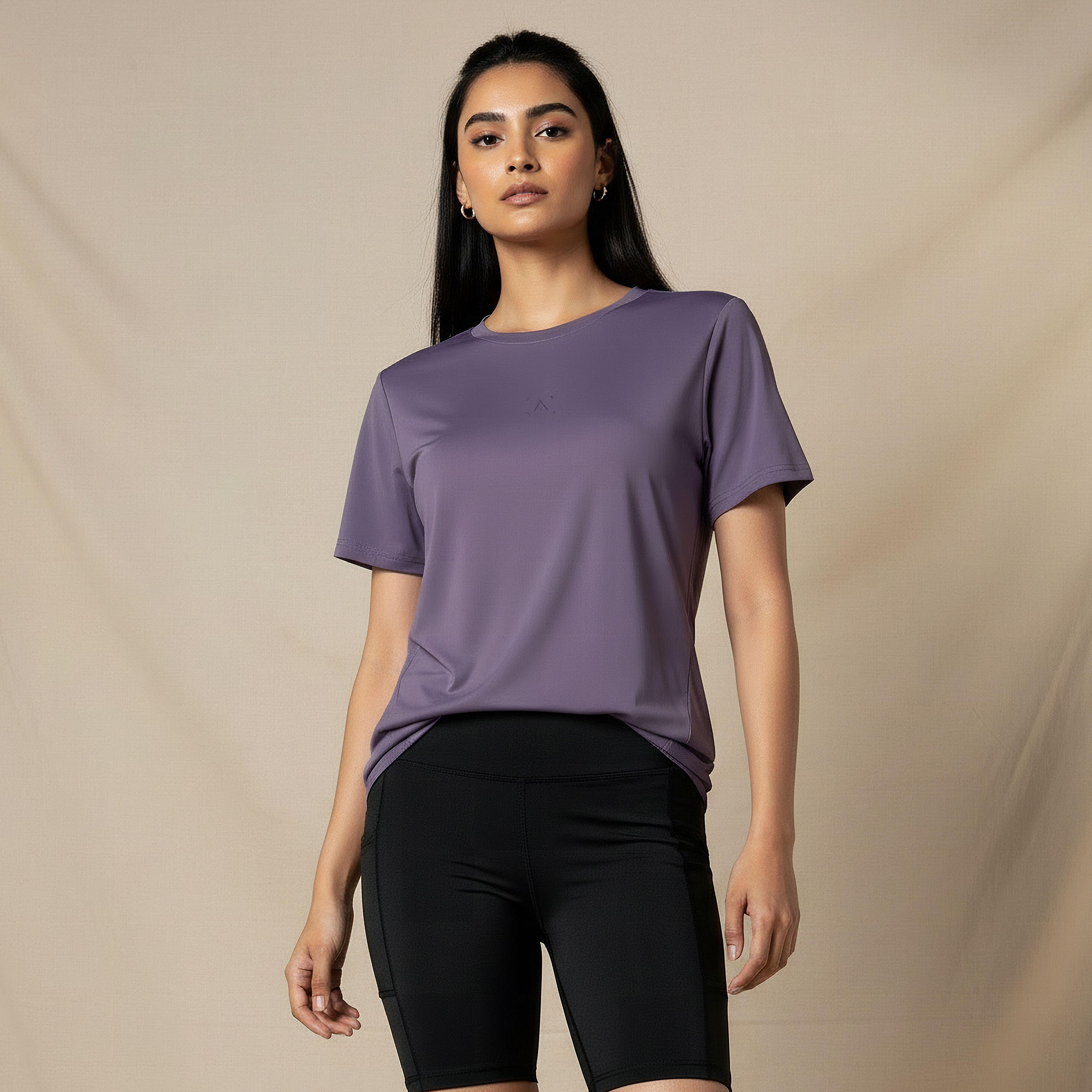 Women 2 Way Stretch Performance T-shirt-women-clothing-coordsets-image-3