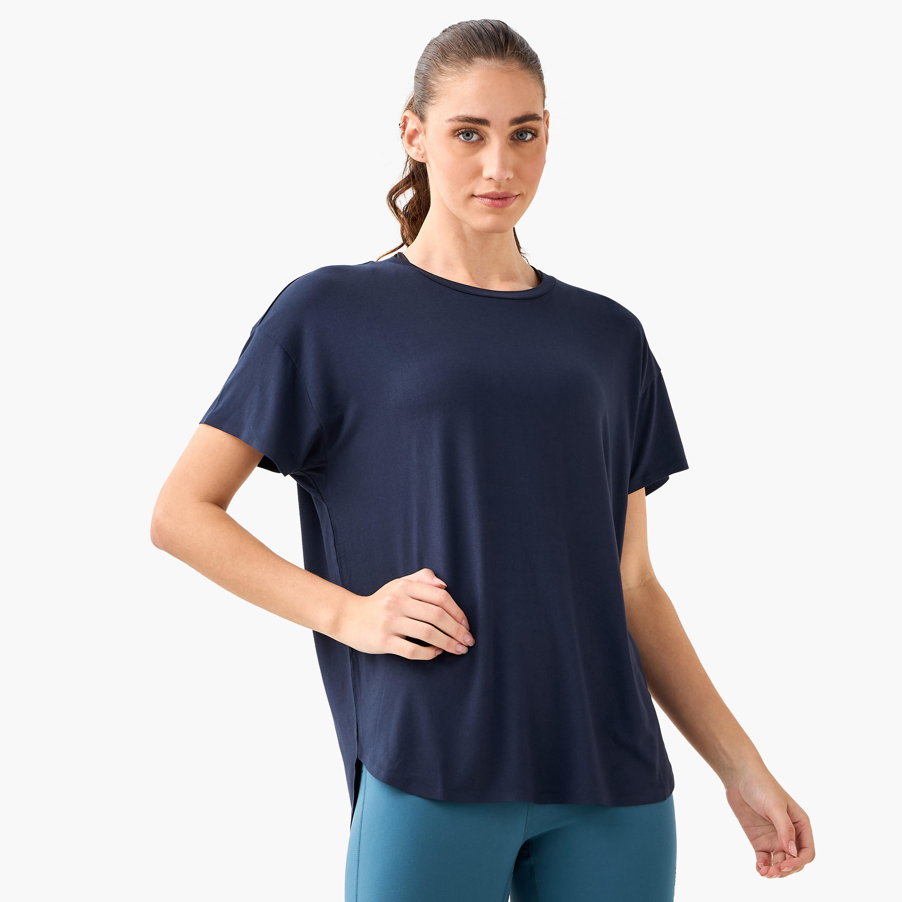 تيشيرت نسائي مطاطي للارتداء على الوجهين-women-clothing-coordsets-image-3