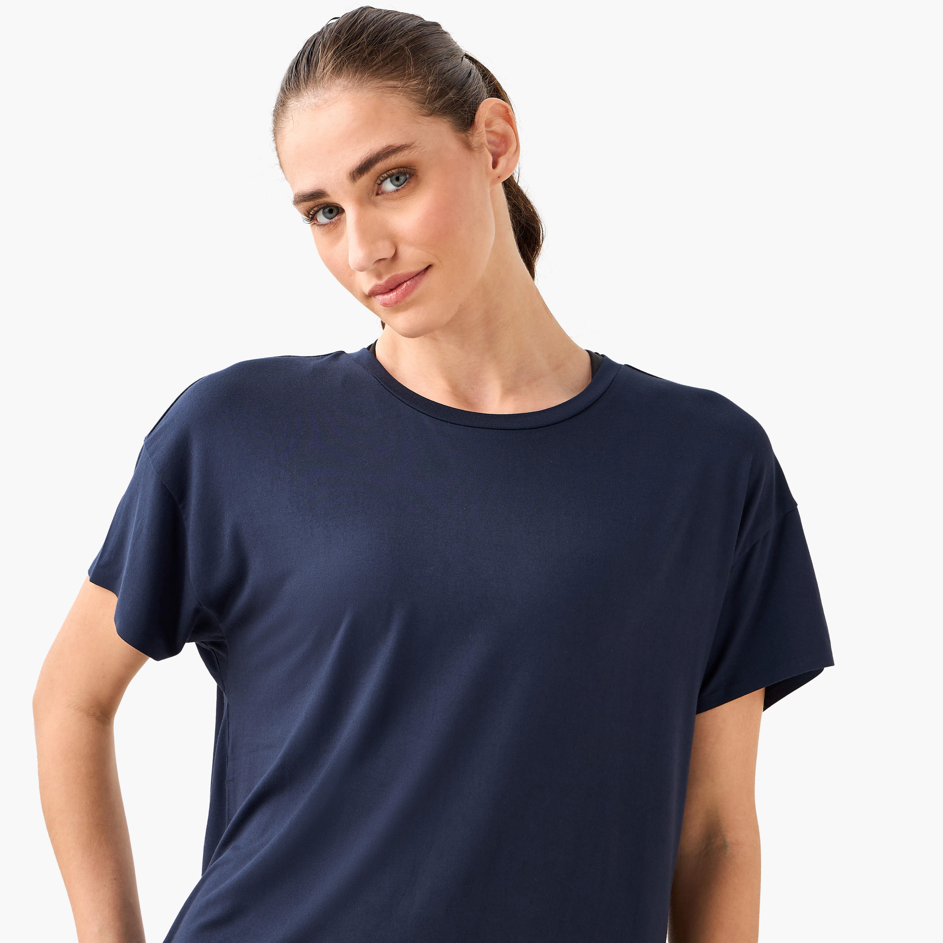 Women 2-Way Stretch T-shirt-women-clothing-coordsets-image-7