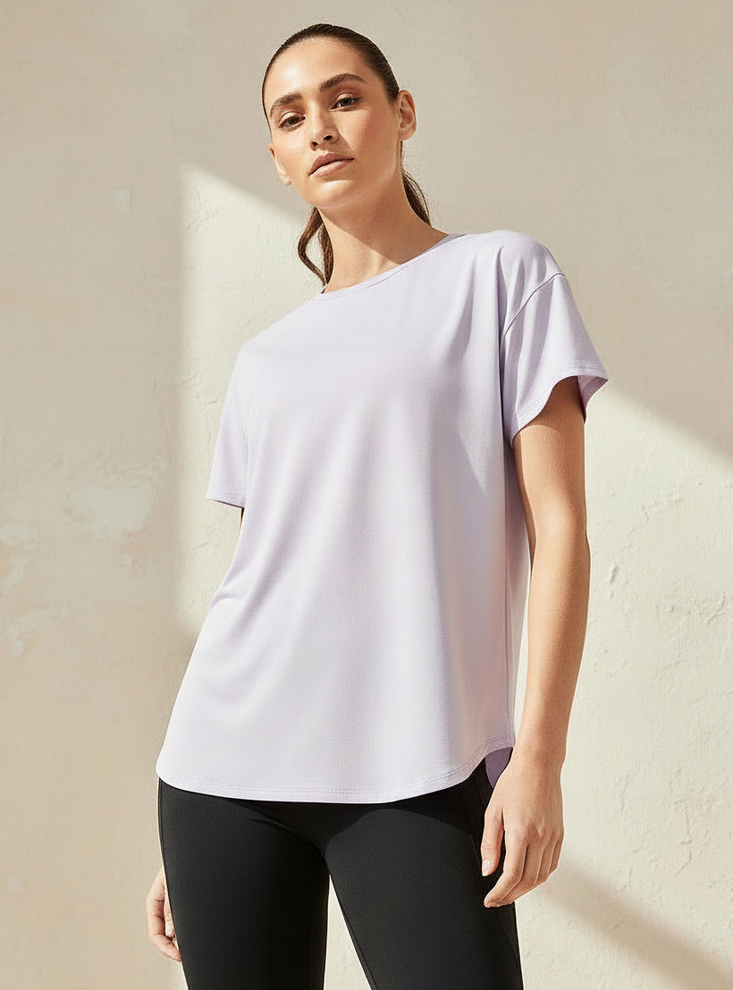 Women 2-Way Stretch T-shirt-women-clothing-coordsets-image-1