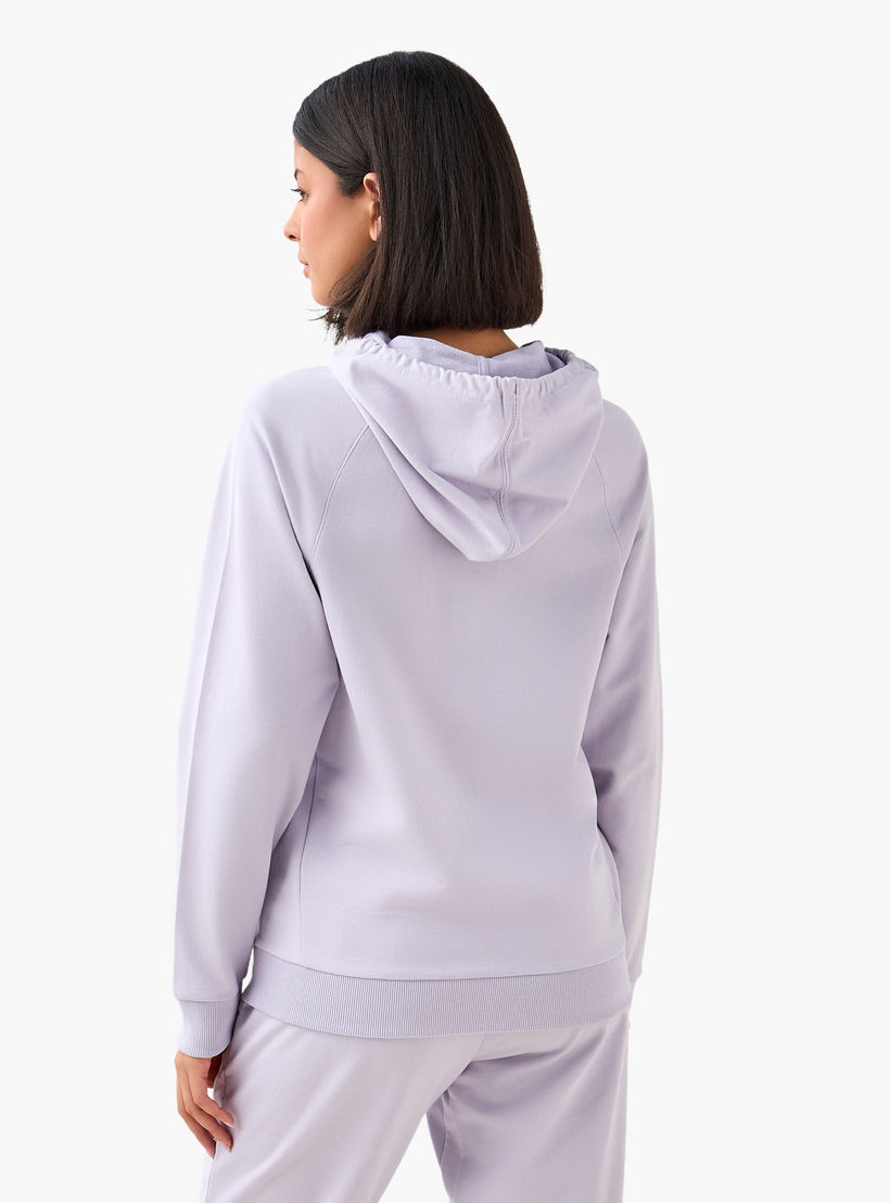 جاكيت بقبعة وجيوب كنجر للنساء-women-clothing-coordsets-image-5