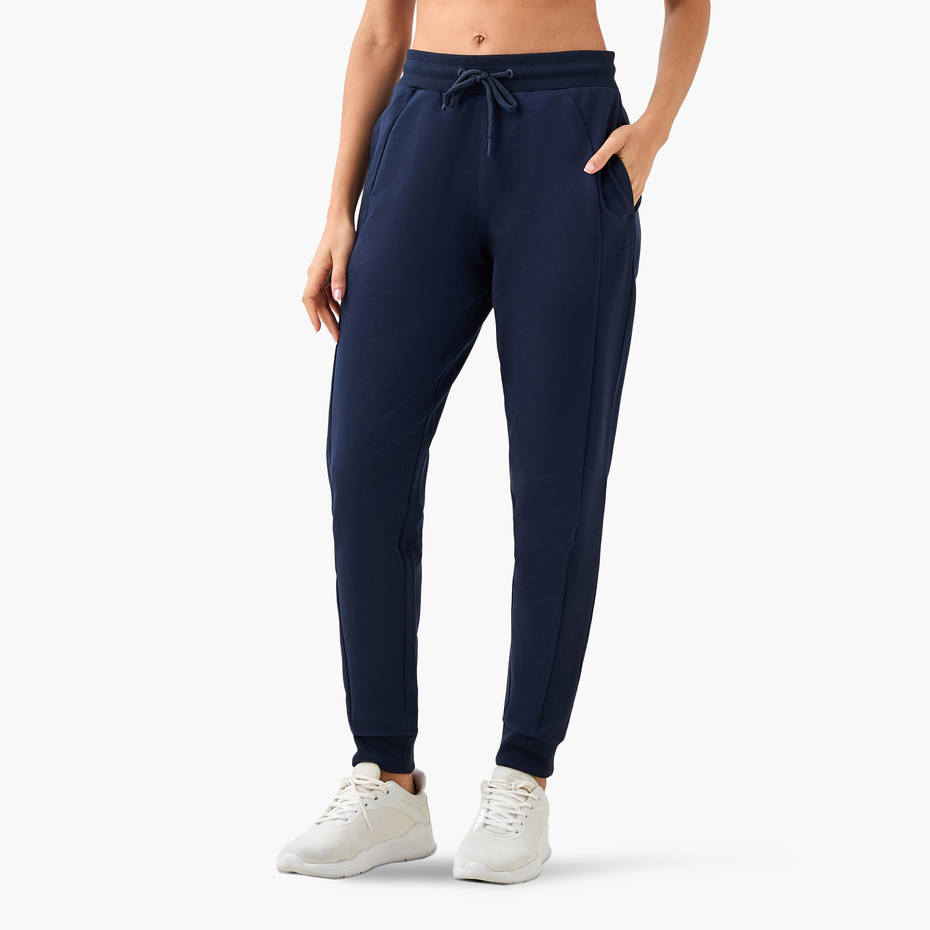 بنطلون رياضي نسائي برباط خصر-women-clothing-bottoms-joggers-image-2