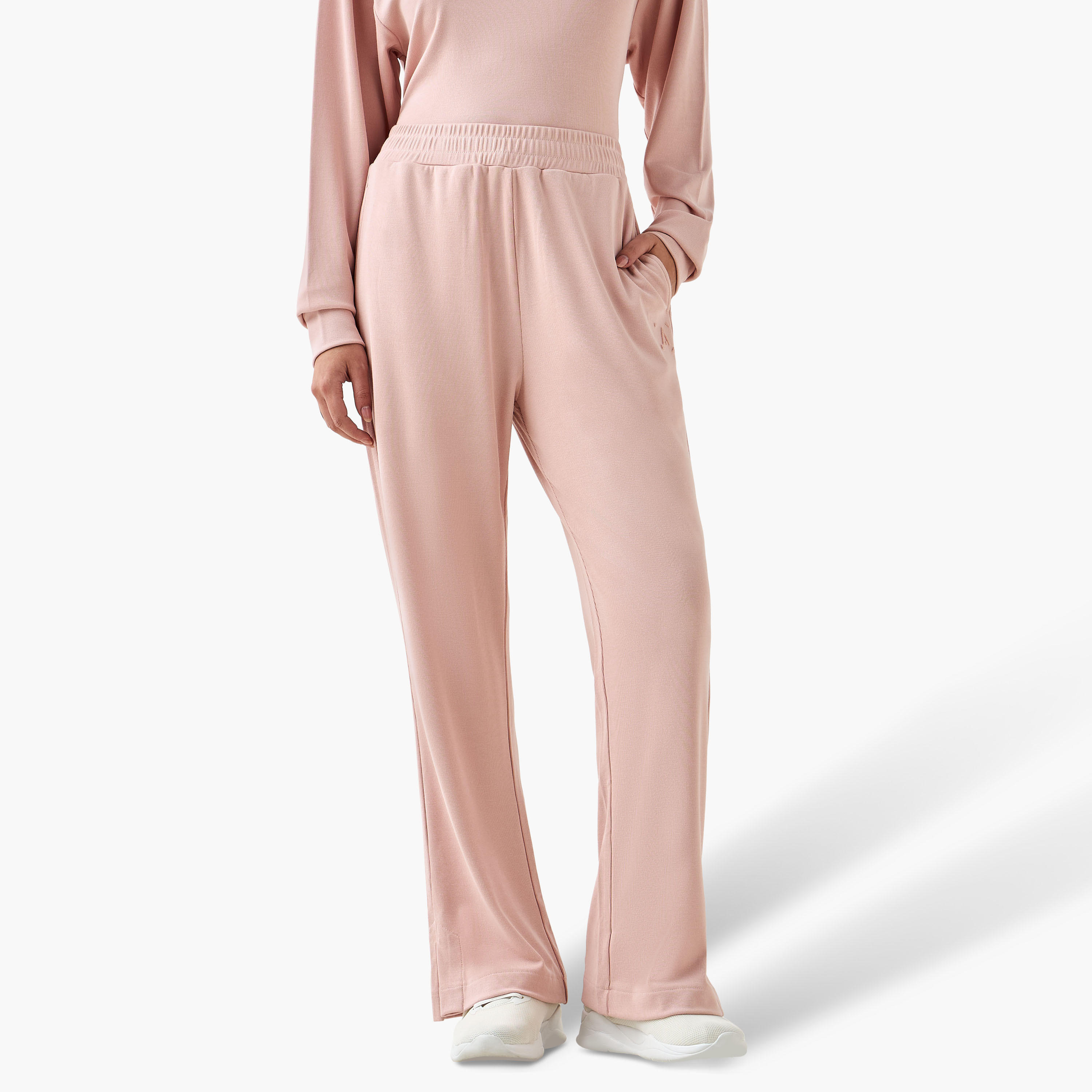 Women Elasticated Waist Track Pants-women-clothing-bottoms-joggers-image-2