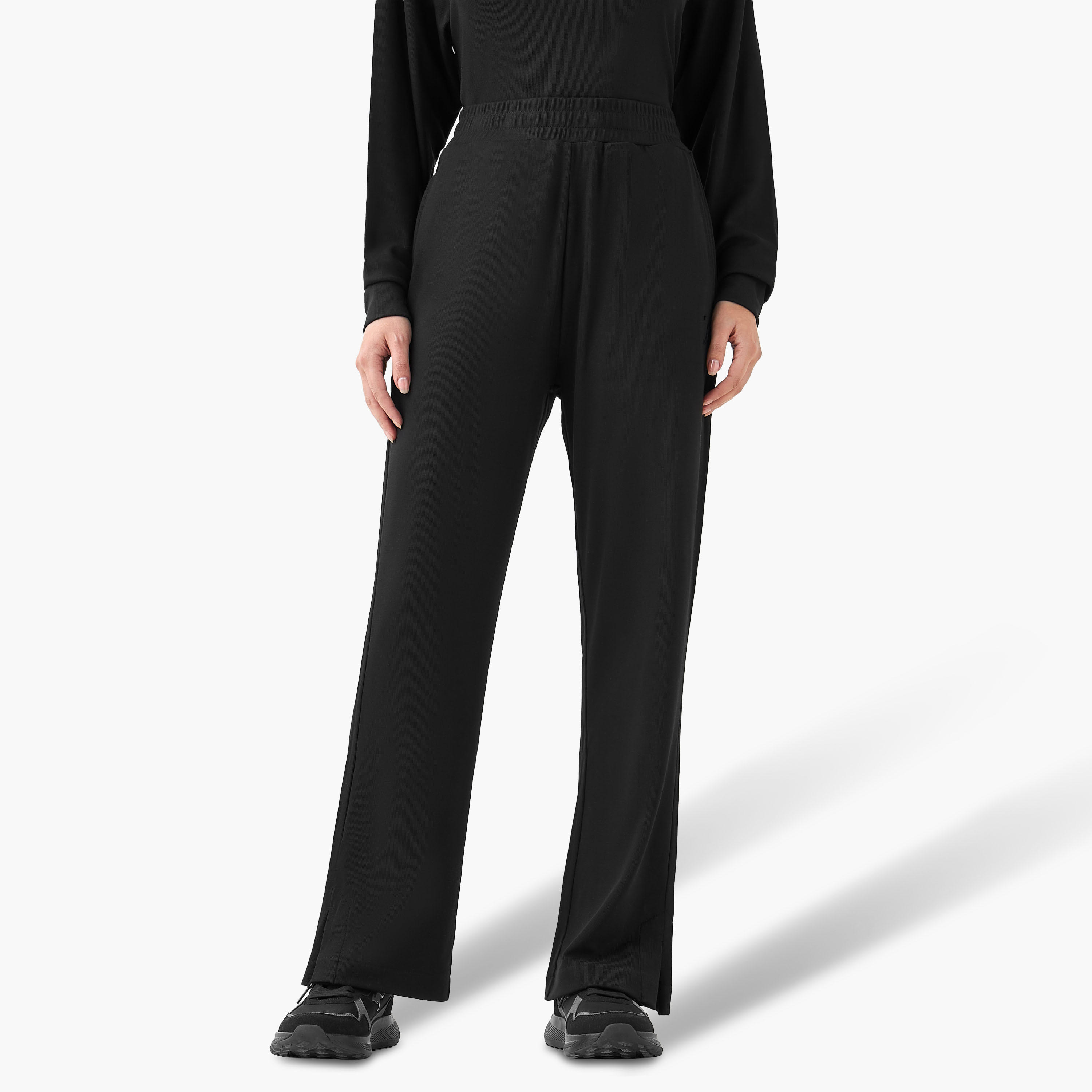 بنطلون رياضي بخصر مطاطي للنساء-women-clothing-bottoms-joggers-image-2