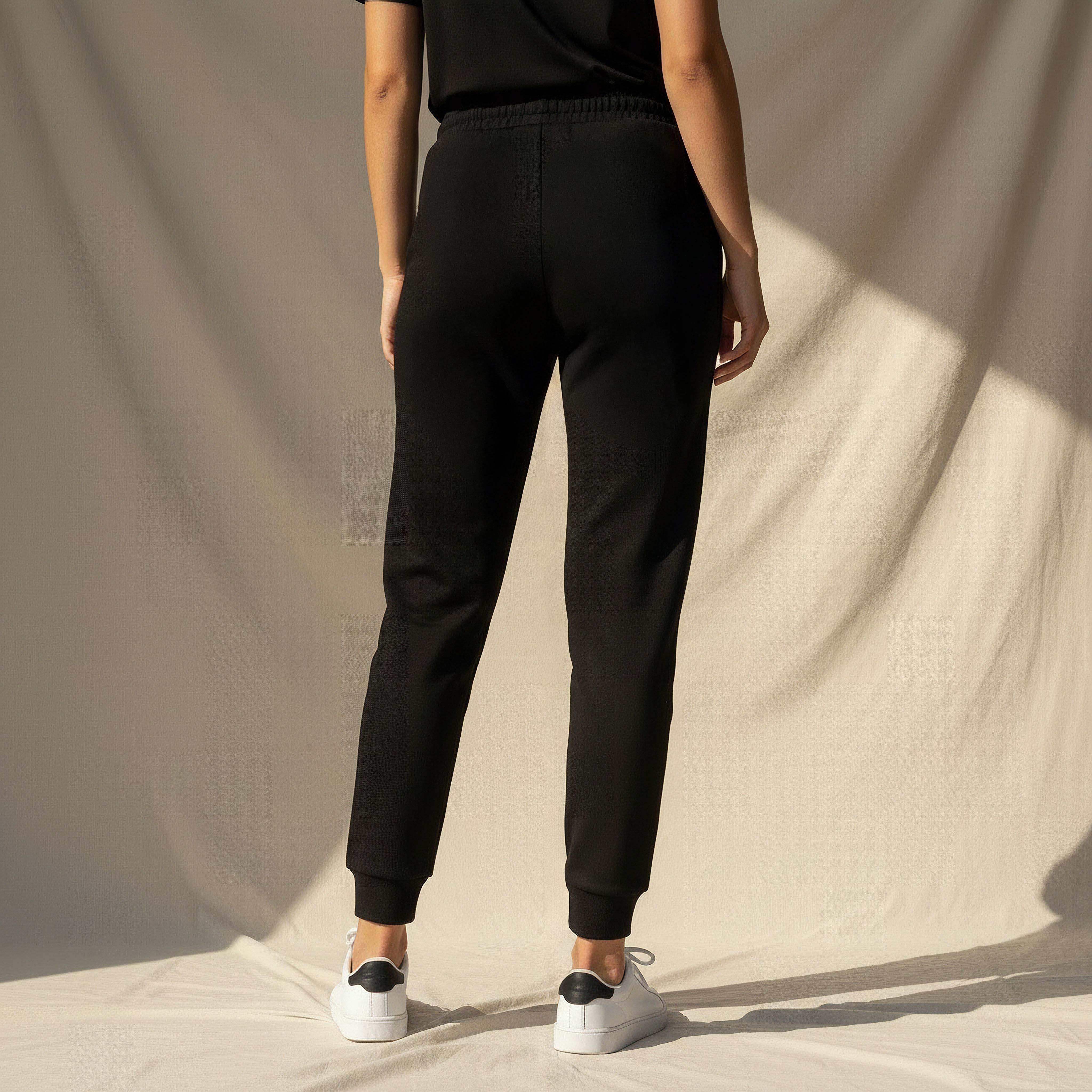بنطلون رياضي ناعم بخصر رباط للنساء-women-clothing-bottoms-joggers-image-4
