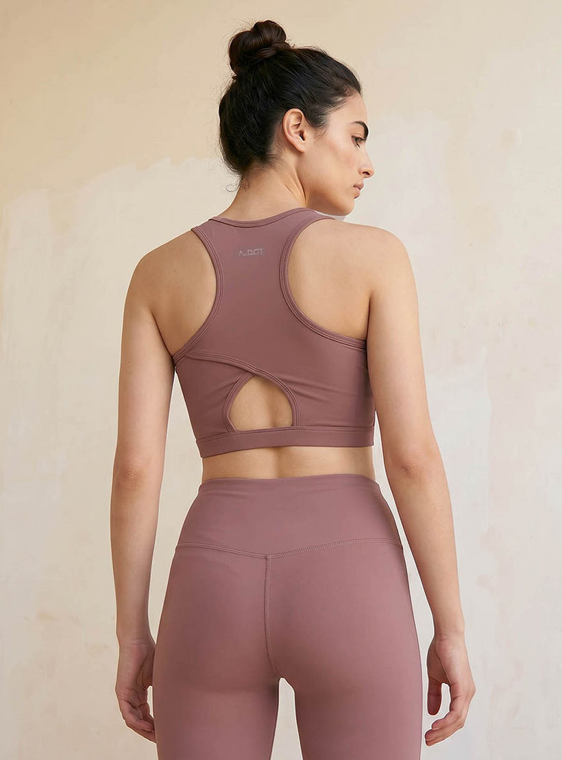 صدريّة رياضية مبطنة قابلة للتمدد في اتجاهين بسحّاب إغلاق-women-clothing-lingerie-bras-image-4
