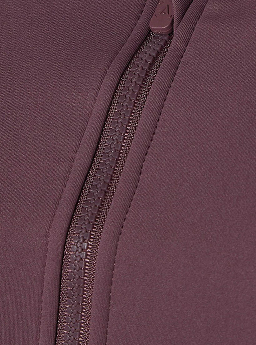 Padded 2-Way Stretch Sports Bra with Zip Closure-women-clothing-lingerie-bras-image-2