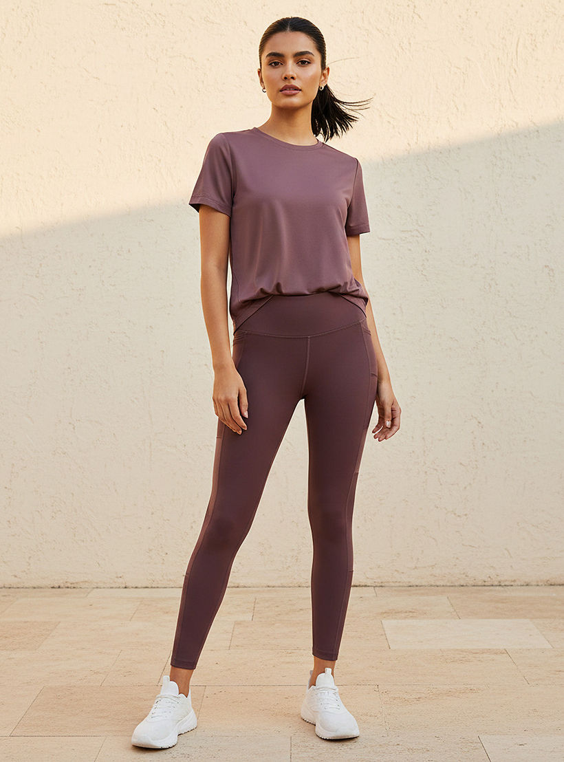بنطلون ليقنز رياضي ناعم الملمس للنساء-women-clothing-sportswearandactivewear-bottoms-leggings-image-7