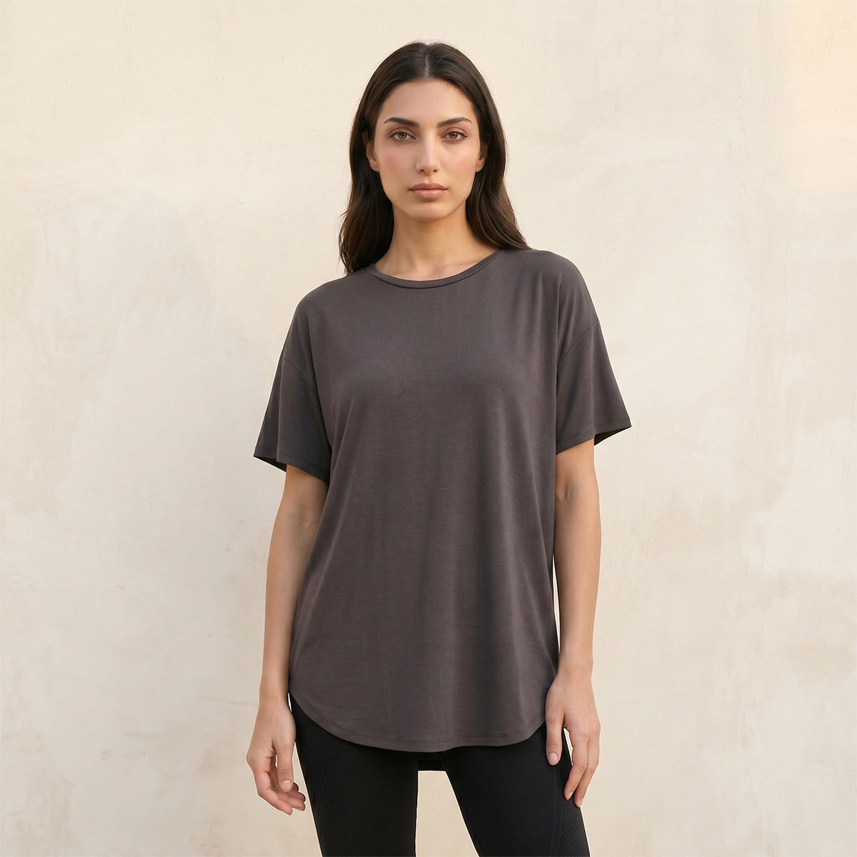 Boxy 2 Way Stretch T-shirt-women-clothing-tshirts-image-1