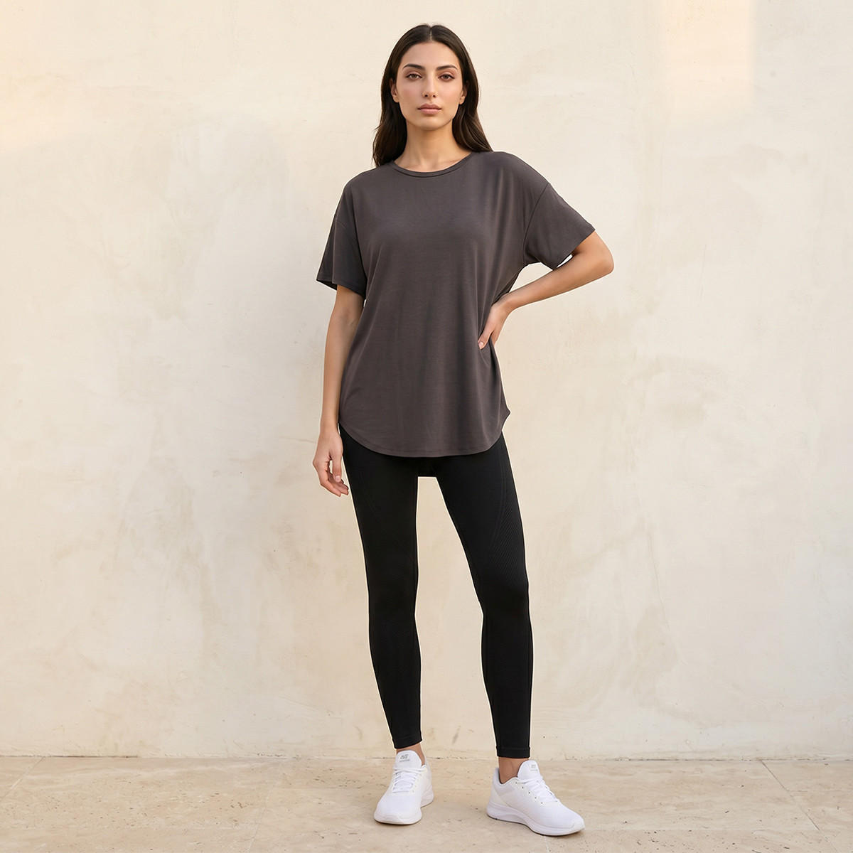 Boxy 2 Way Stretch T-shirt-women-clothing-tshirts-image-3