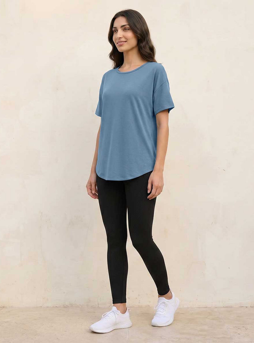 Boxy 2 Way Stretch T-shirt-women-clothing-tshirts-image-3