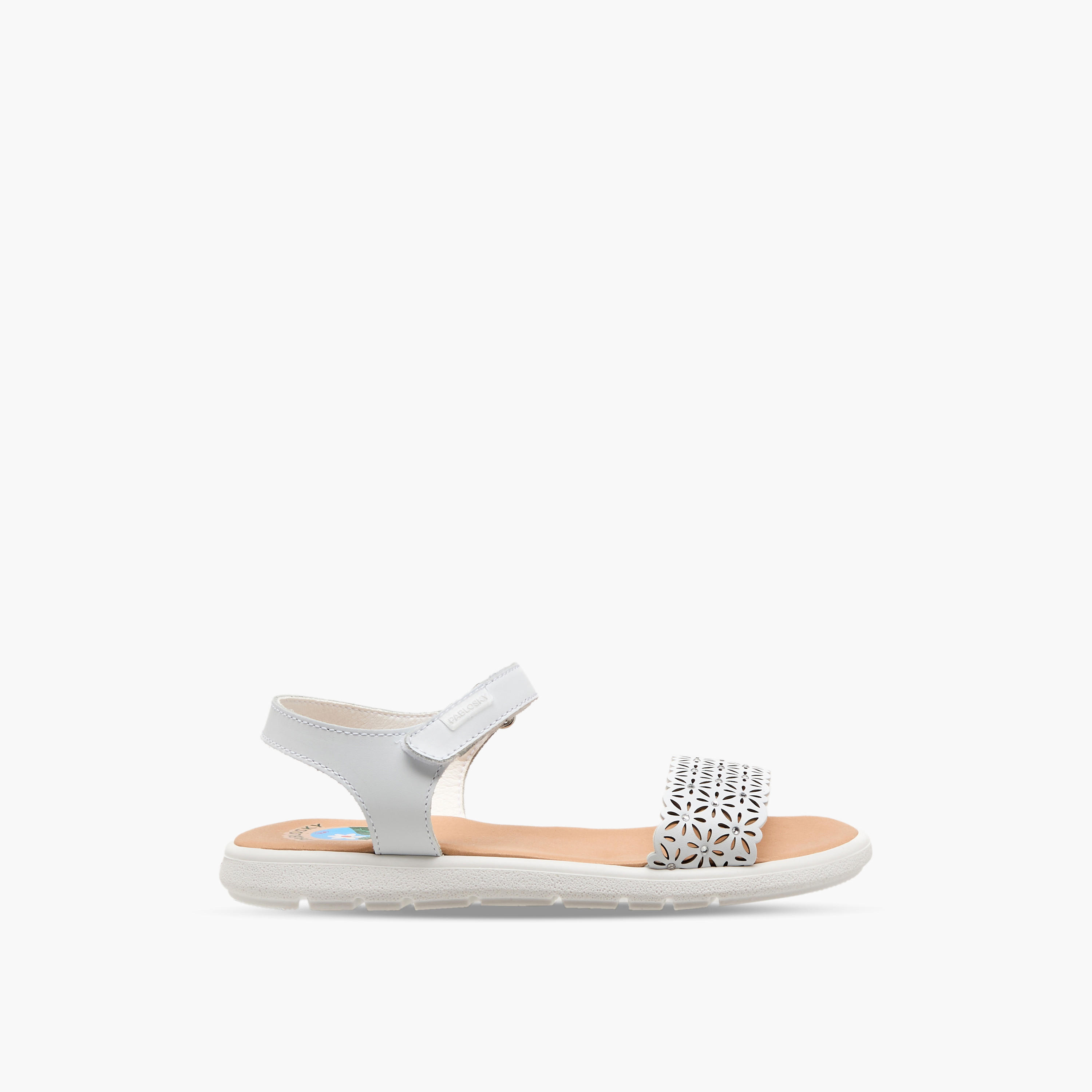 Pablosky Girls Floral Cutout Leather Sandals-girls-shoes-sandals-image-2