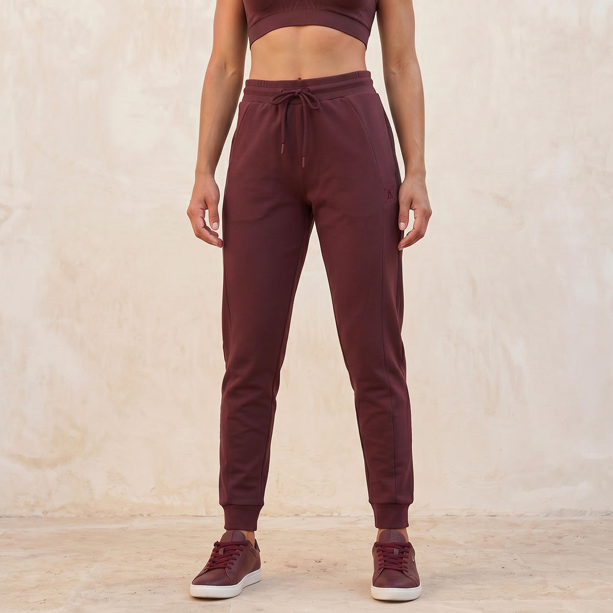 Women Drawstring Waist Joggers-women-clothing-bottoms-joggers-image-1