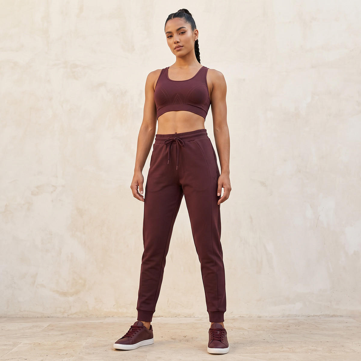 Women Drawstring Waist Joggers-women-clothing-bottoms-joggers-image-3