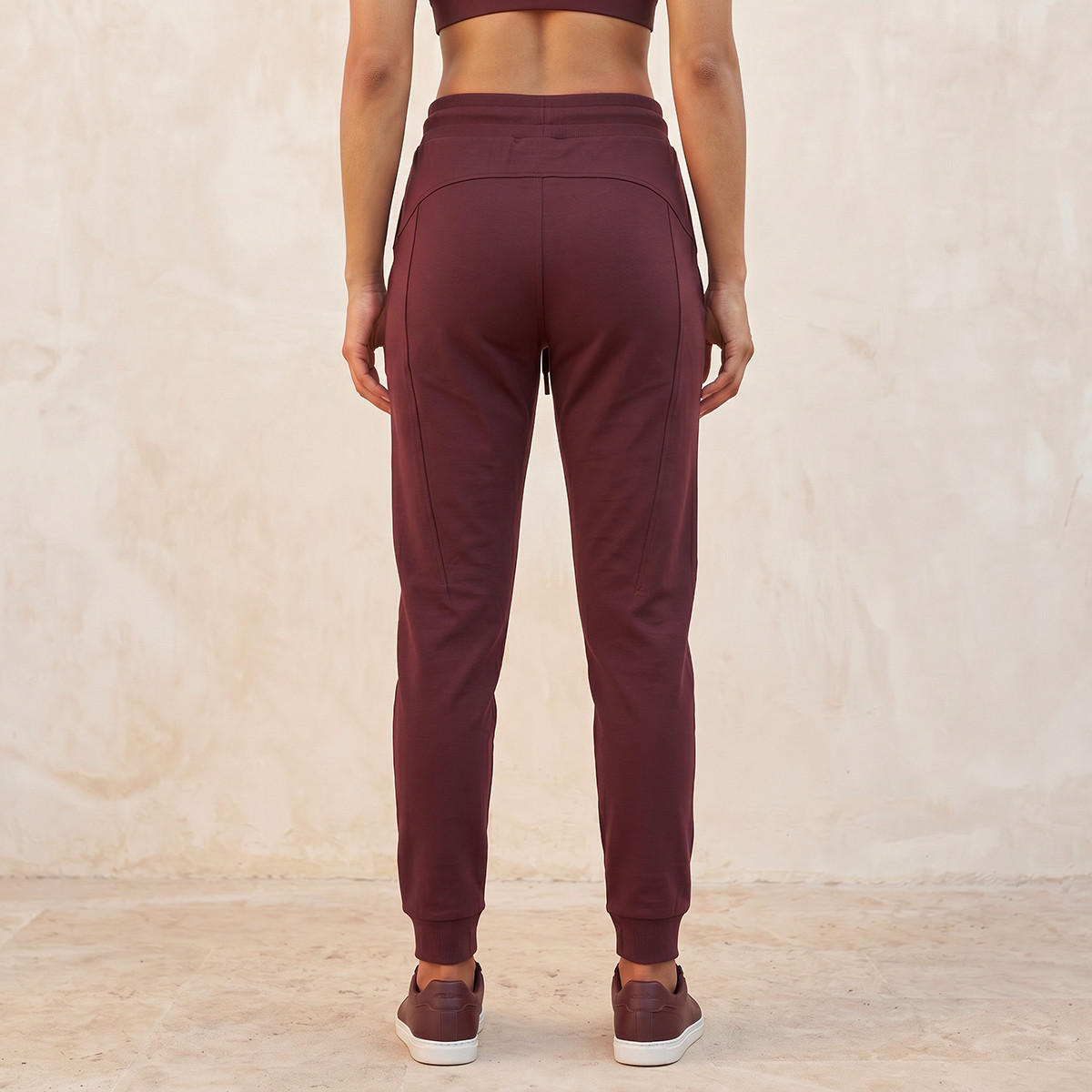 Women Drawstring Waist Joggers-women-clothing-bottoms-joggers-image-4