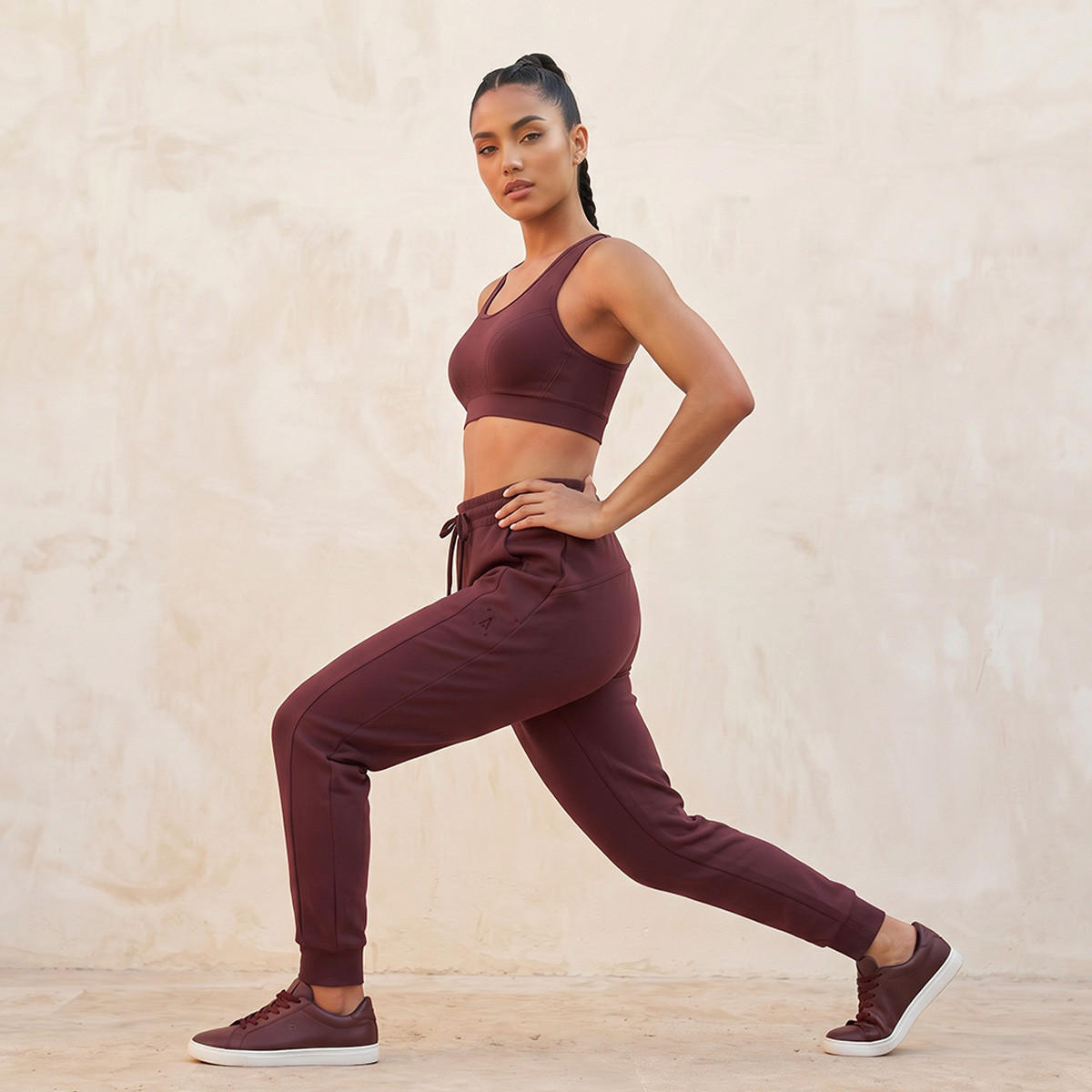 Women Drawstring Waist Joggers-women-clothing-bottoms-joggers-image-5