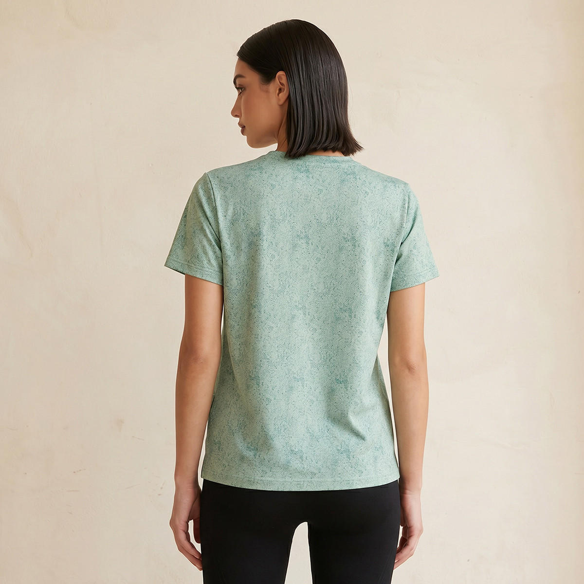 Textured 2 Way Stretch T-shirt-women-clothing-tshirts-image-4