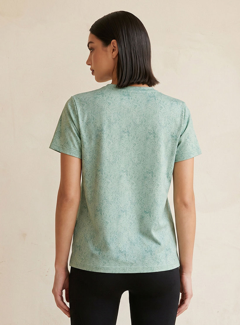 Textured 2 Way Stretch T-shirt-women-clothing-tshirts-image-4
