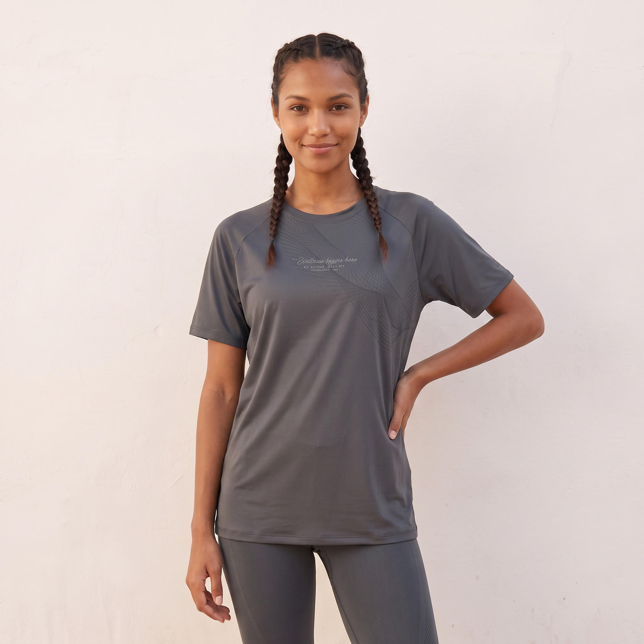 تيشيرت مطاطي باتجاهين بطبعات-sports-women-clothing-tshirtsandvests-image-1