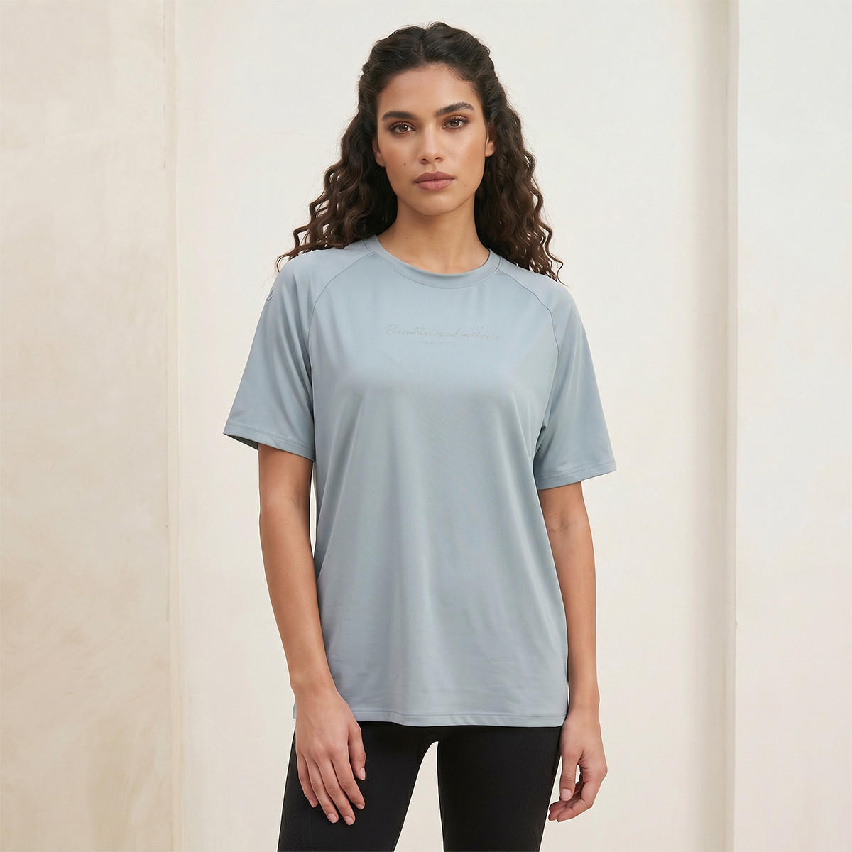 تيشيرت مطاطي باتجاهين بطبعات-sports-women-clothing-tshirtsandvests-image-1
