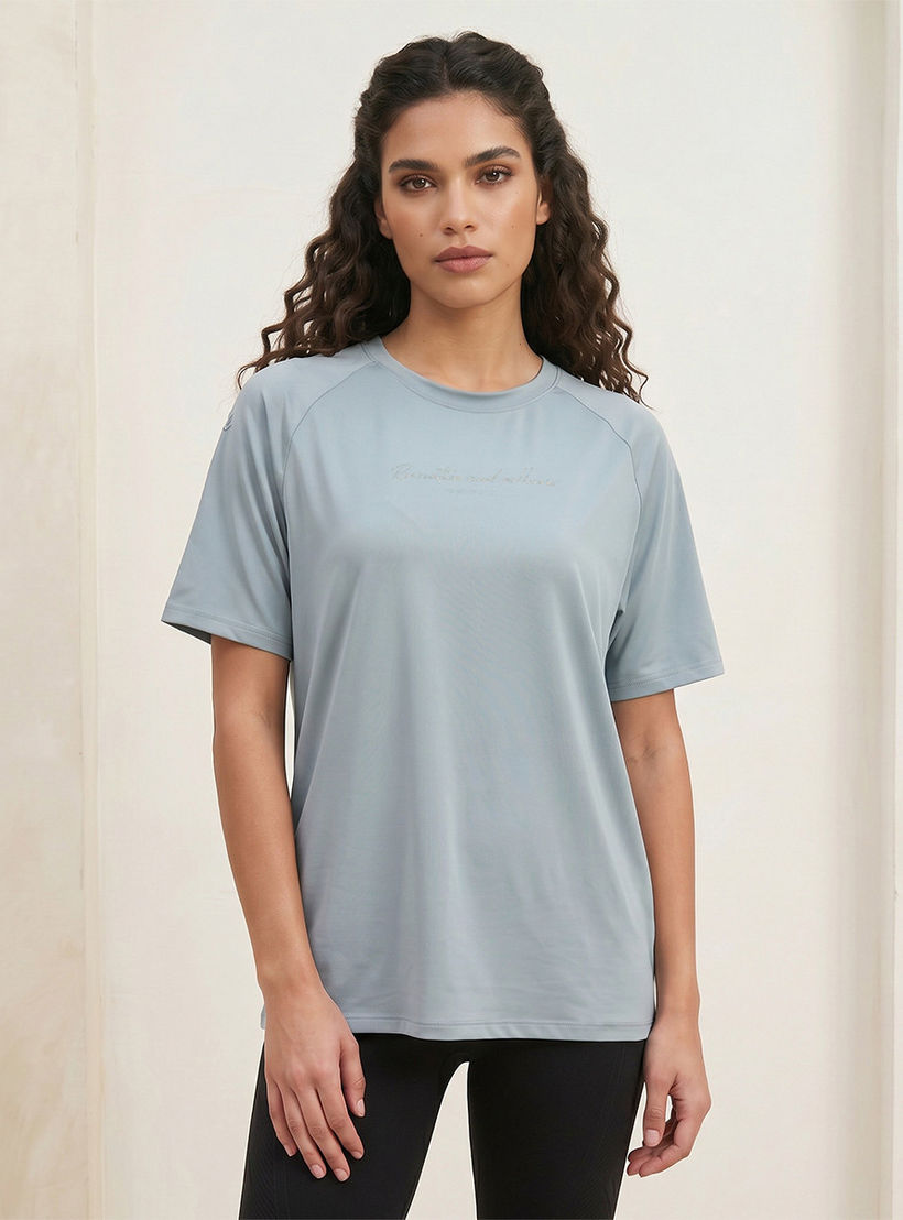 تيشيرت مطاطي باتجاهين بطبعات-sports-women-clothing-tshirtsandvests-image-1