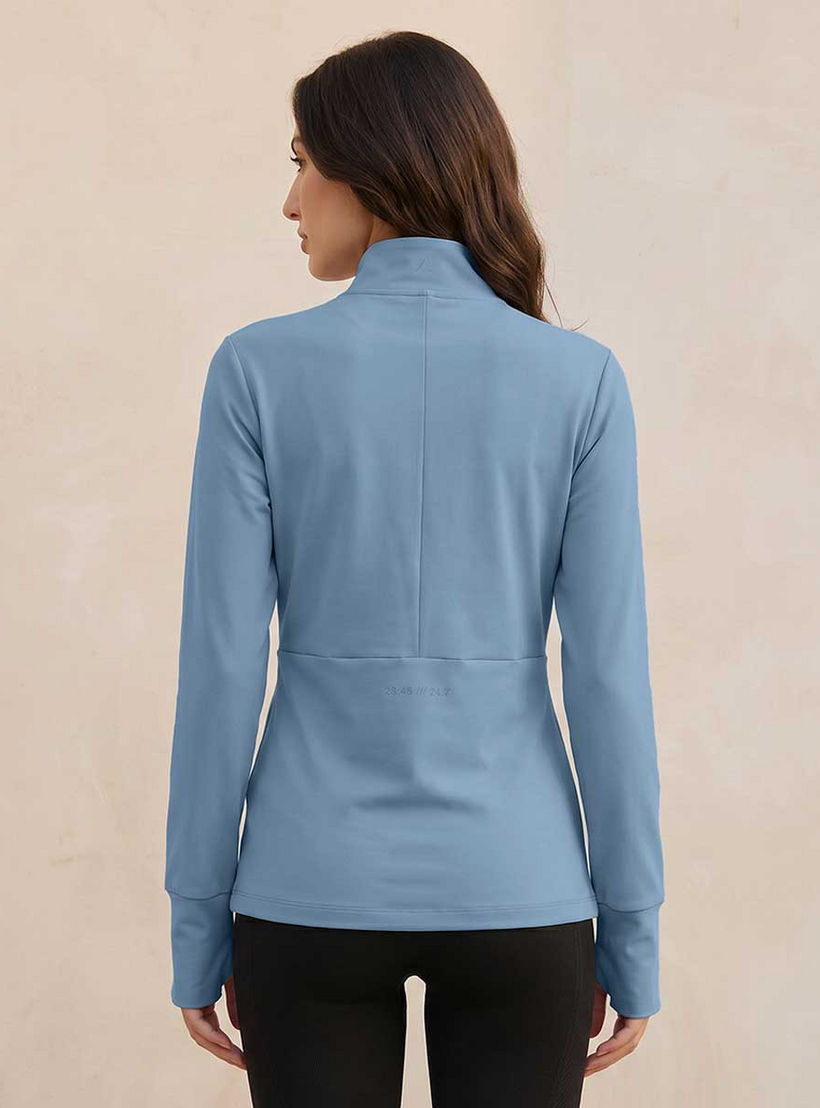 جاكيت بسحاب كامل وأكمام بفتحة إبهام-women-clothing-sportswearandactivewear-coatsandjackets-jackets-image-4