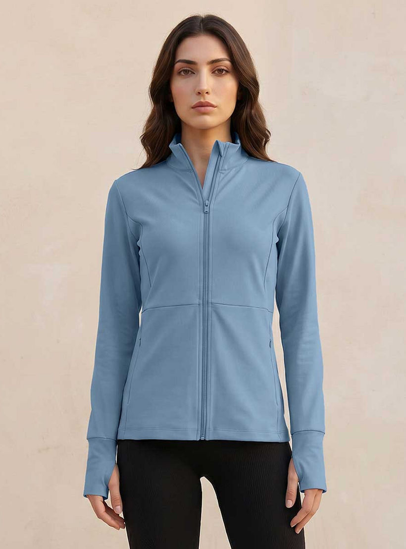 جاكيت بسحاب كامل وأكمام بفتحة إبهام-women-clothing-sportswearandactivewear-coatsandjackets-jackets-image-5