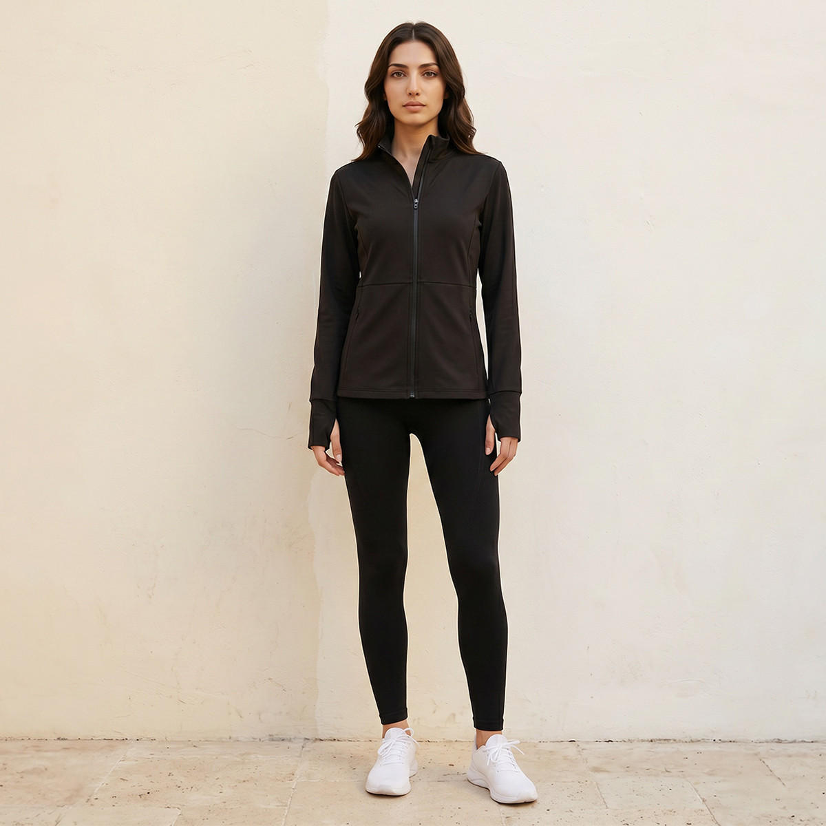 جاكيت بسحاب كامل وأكمام بفتحة إبهام-women-clothing-sportswearandactivewear-coatsandjackets-jackets-image-3