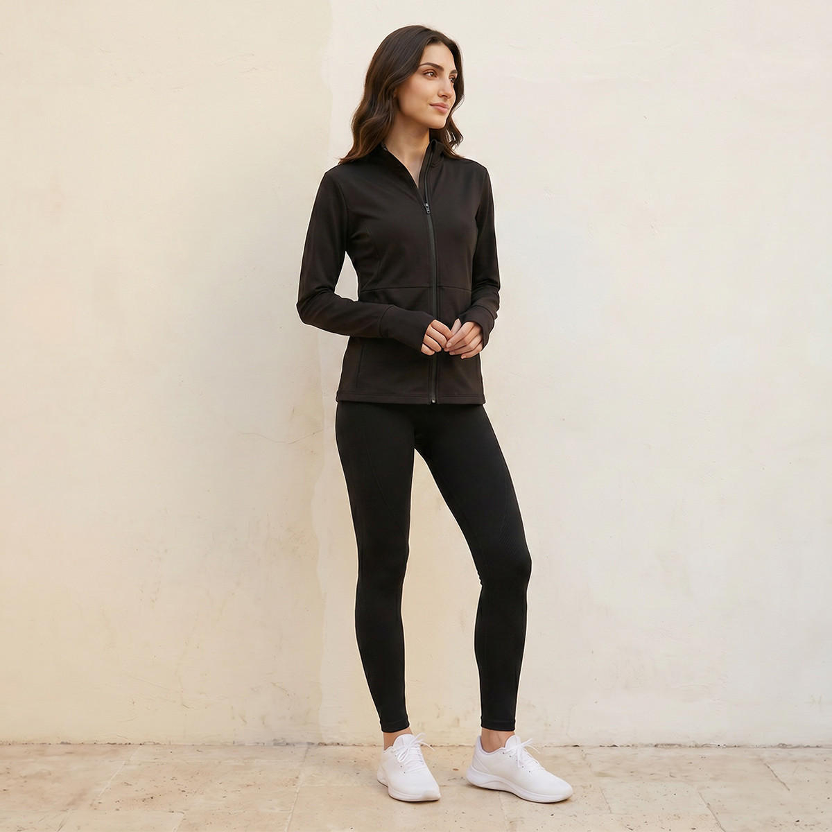 جاكيت بسحاب كامل وأكمام بفتحة إبهام-women-clothing-sportswearandactivewear-coatsandjackets-jackets-image-5