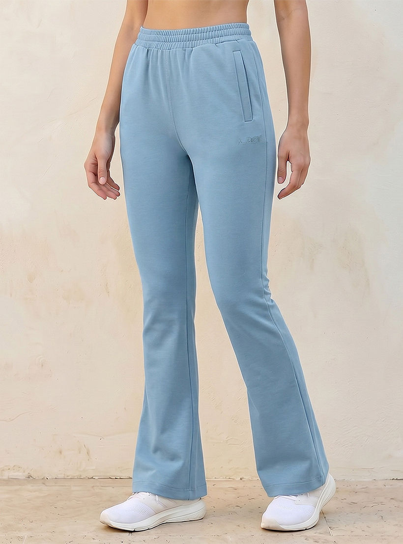 بنطلون رياضي واسع قابل للتمدد في اتجاهين-women-clothing-bottoms-joggers-image-1