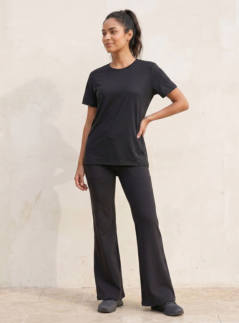Soft Touch Textured T-shirt-sports-women-clothing-tshirtsandvests-image-3