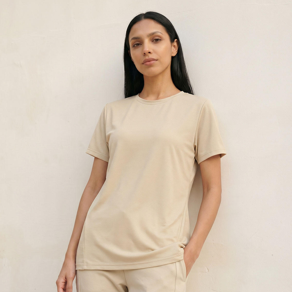 تيشيرت ناعم بملمس بارز-sports-women-clothing-tshirtsandvests-image-6