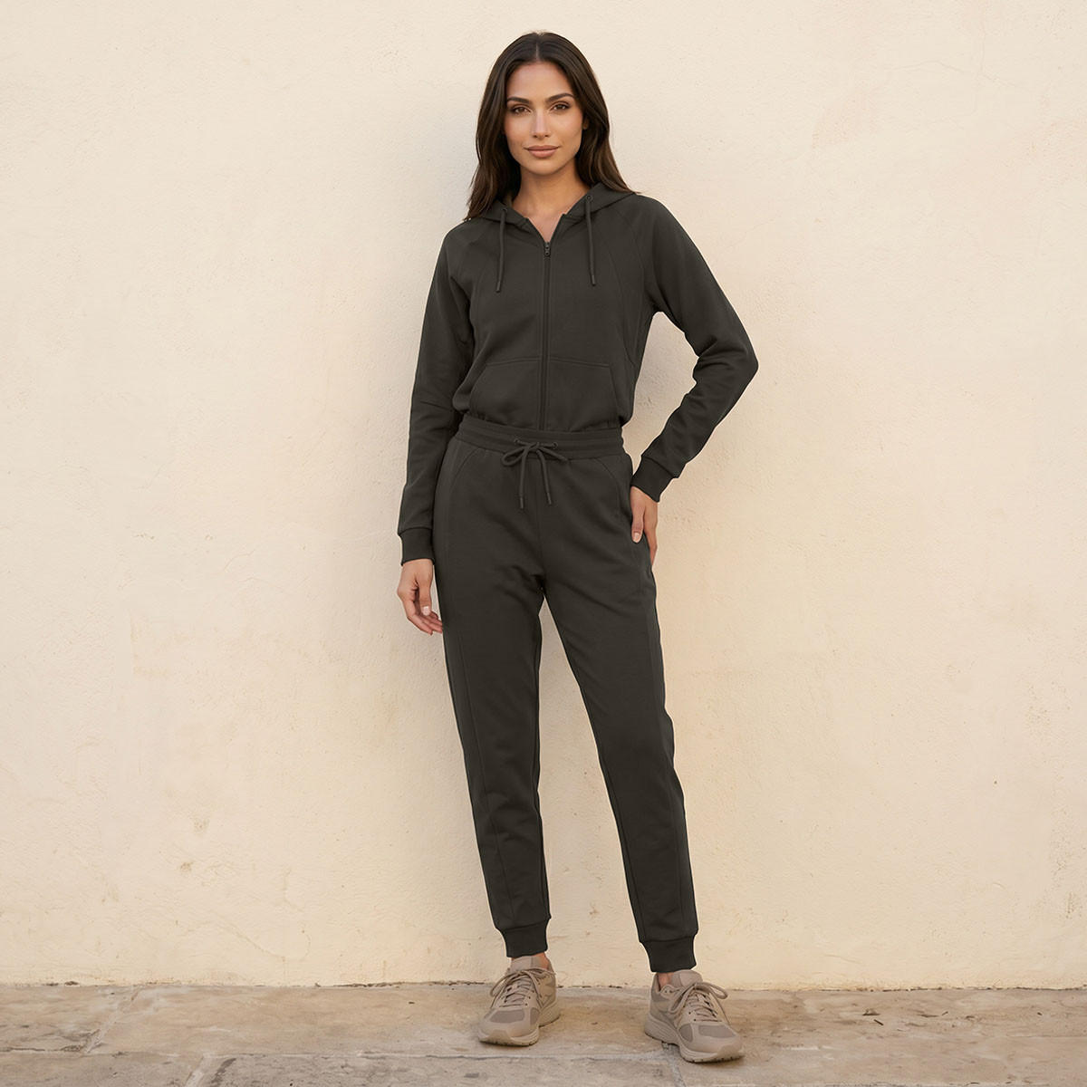 بنطلون جوغر نسائي بخصر مطاطي مريح وأنيق-women-clothing-bottoms-joggers-image-3