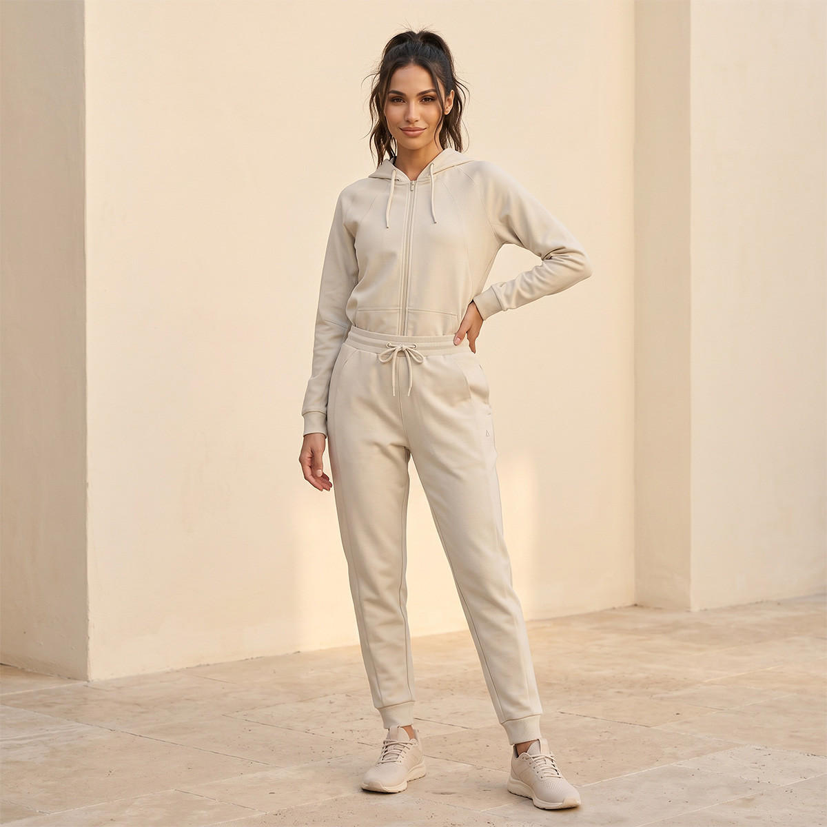 بنطلون جوغر نسائي بخصر مطاطي مريح وأنيق-women-clothing-bottoms-joggers-image-3