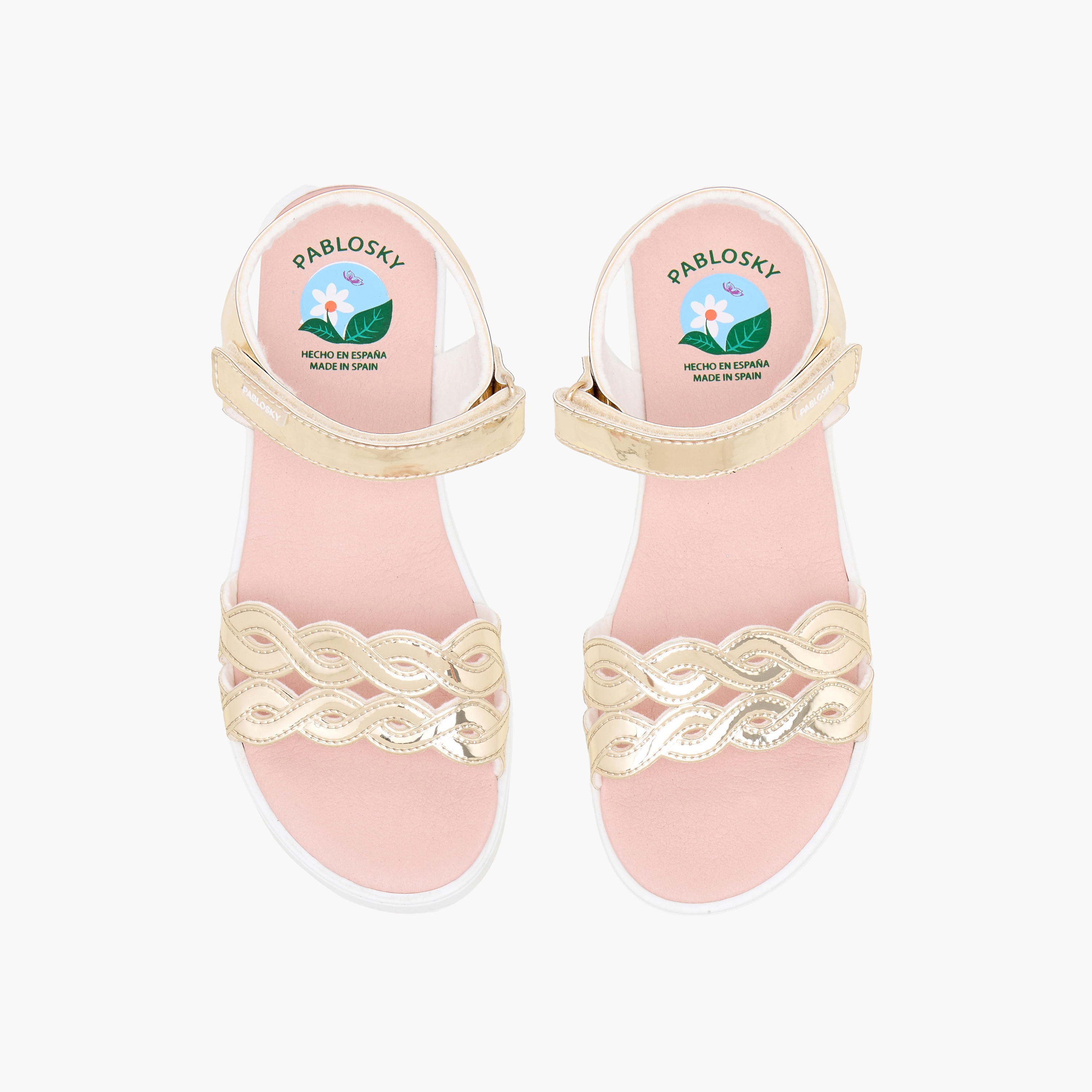 Pablosky Girls Hook & Loop Sandals-girls-shoes-sandals-image-1