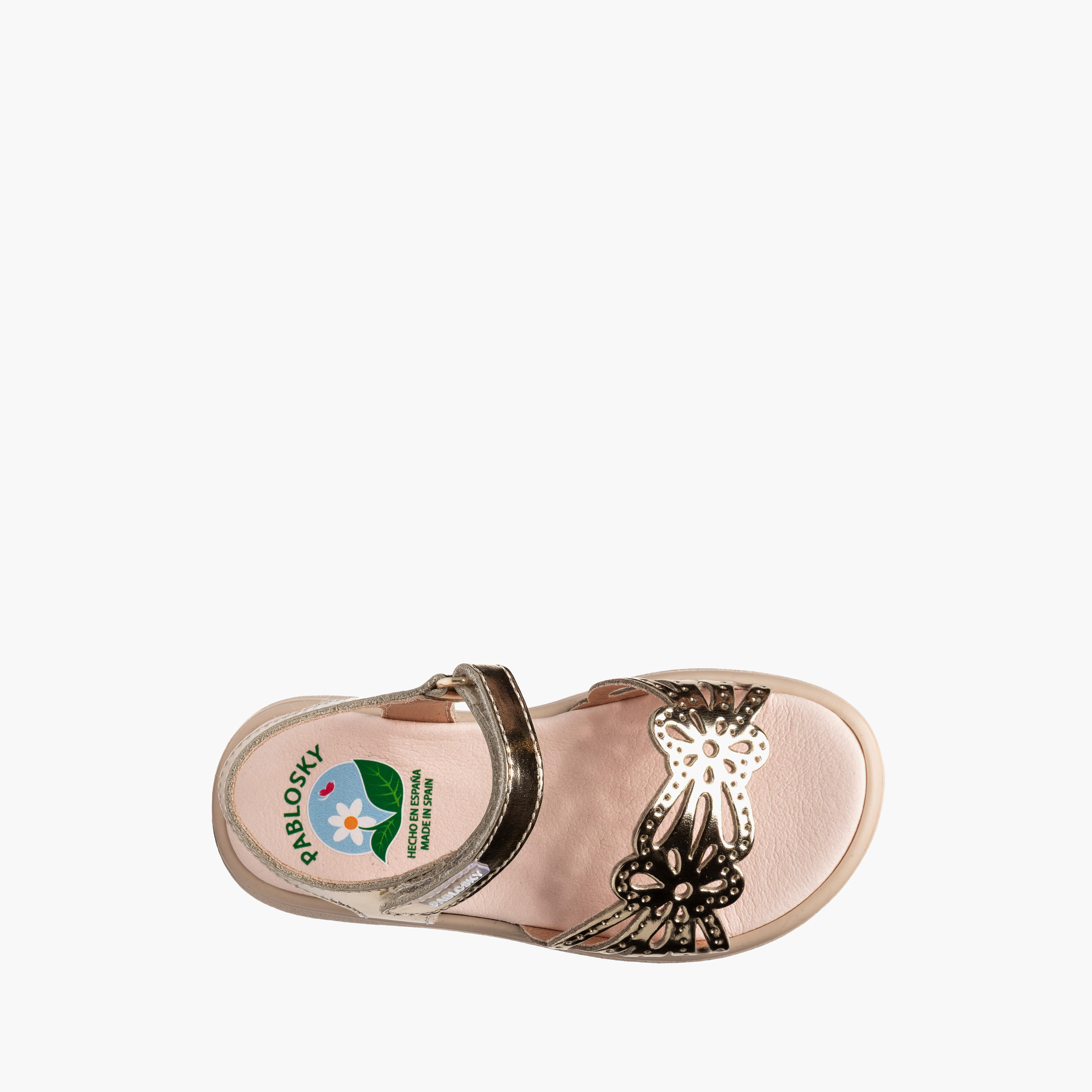 Pablosky Girls Sandals with Hook & Loop Closure-girls-shoes-sandals-image-4