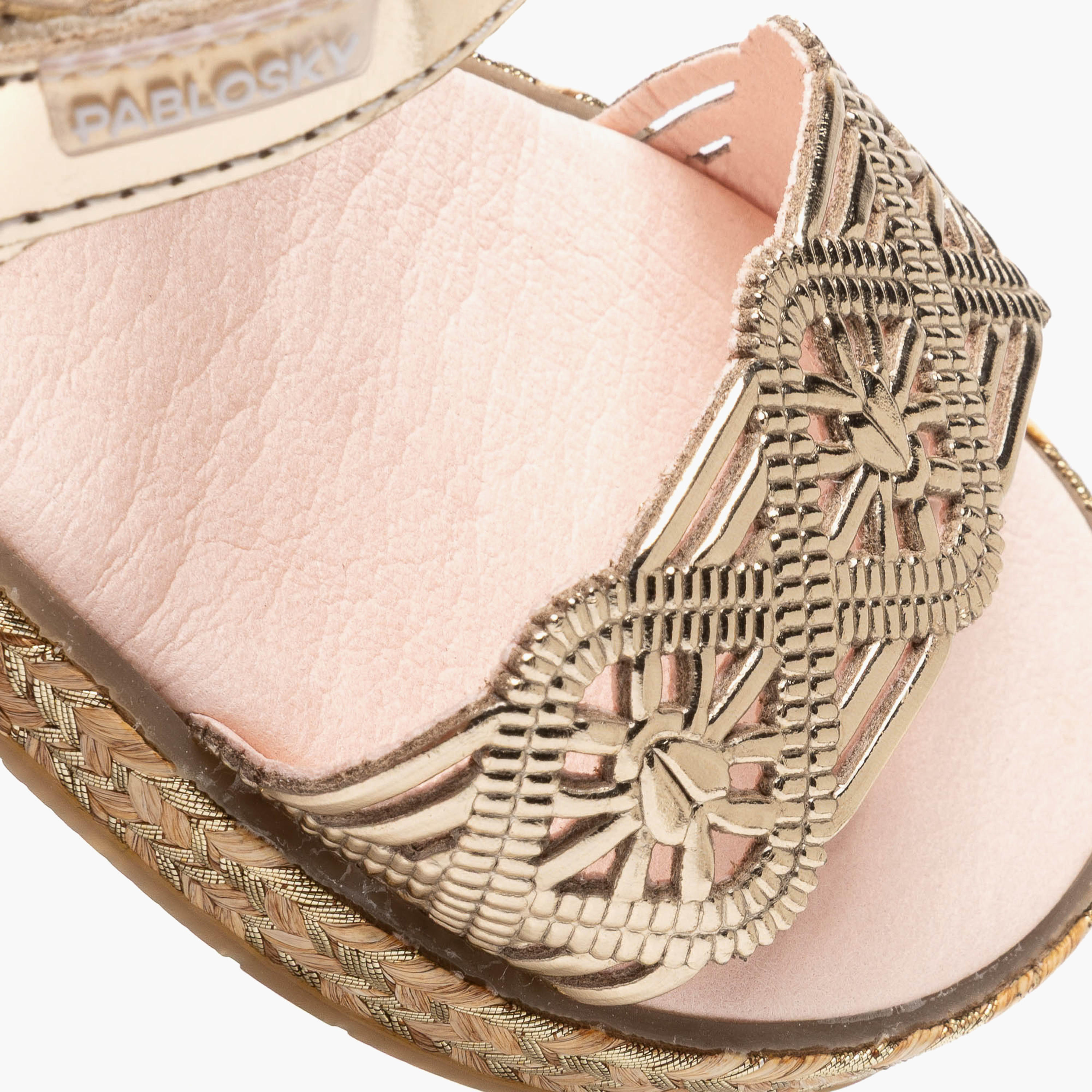 صندل جلد بشريط إغلاق لاصق للبنات من بابلوسكي-girls-shoes-sandals-image-7