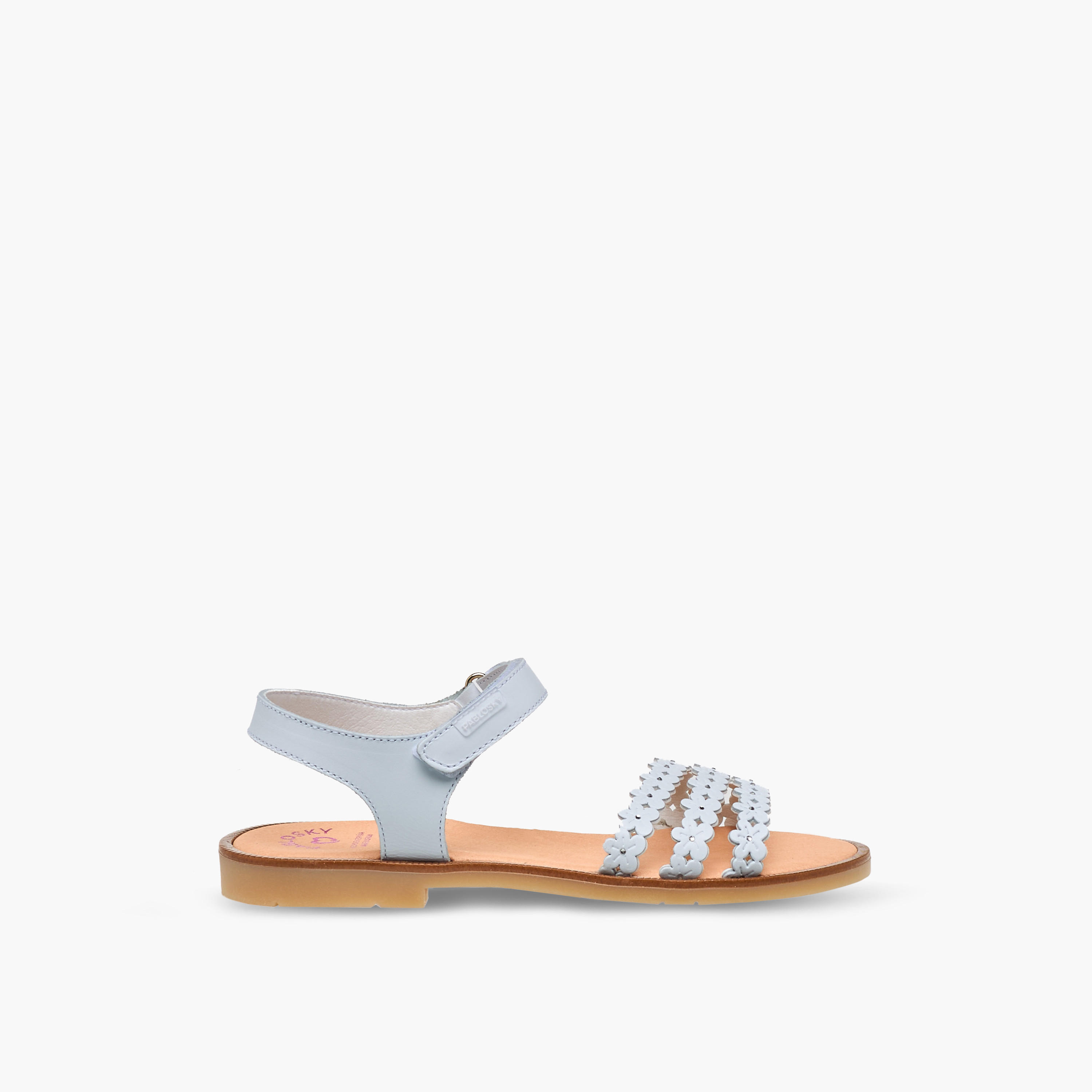صندل بتصميم أزهار وشريط إغلاق لاصق للبنات من بابلوسكي-girls-shoes-sandals-image-2