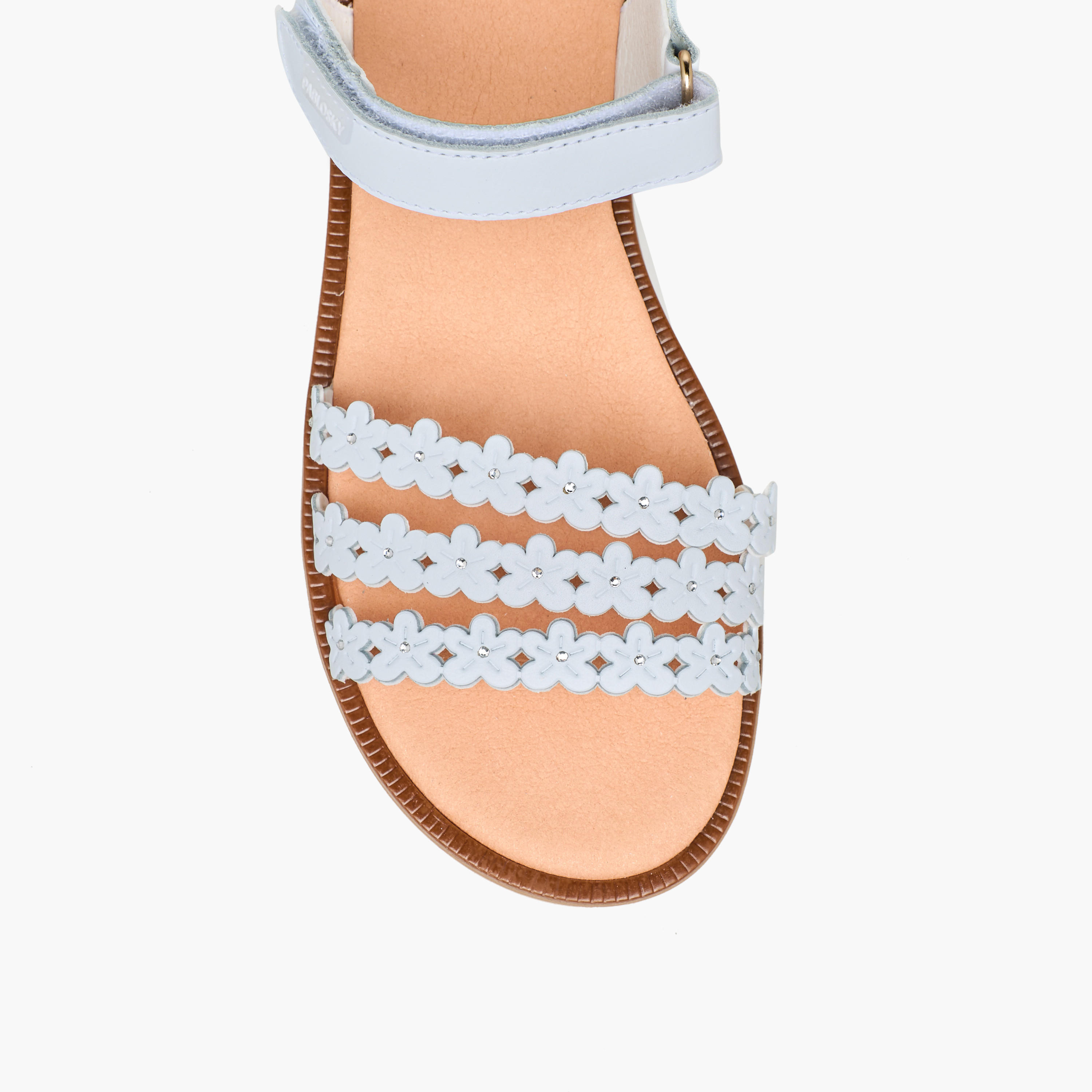 صندل بتصميم أزهار وشريط إغلاق لاصق للبنات من بابلوسكي-girls-shoes-sandals-image-3