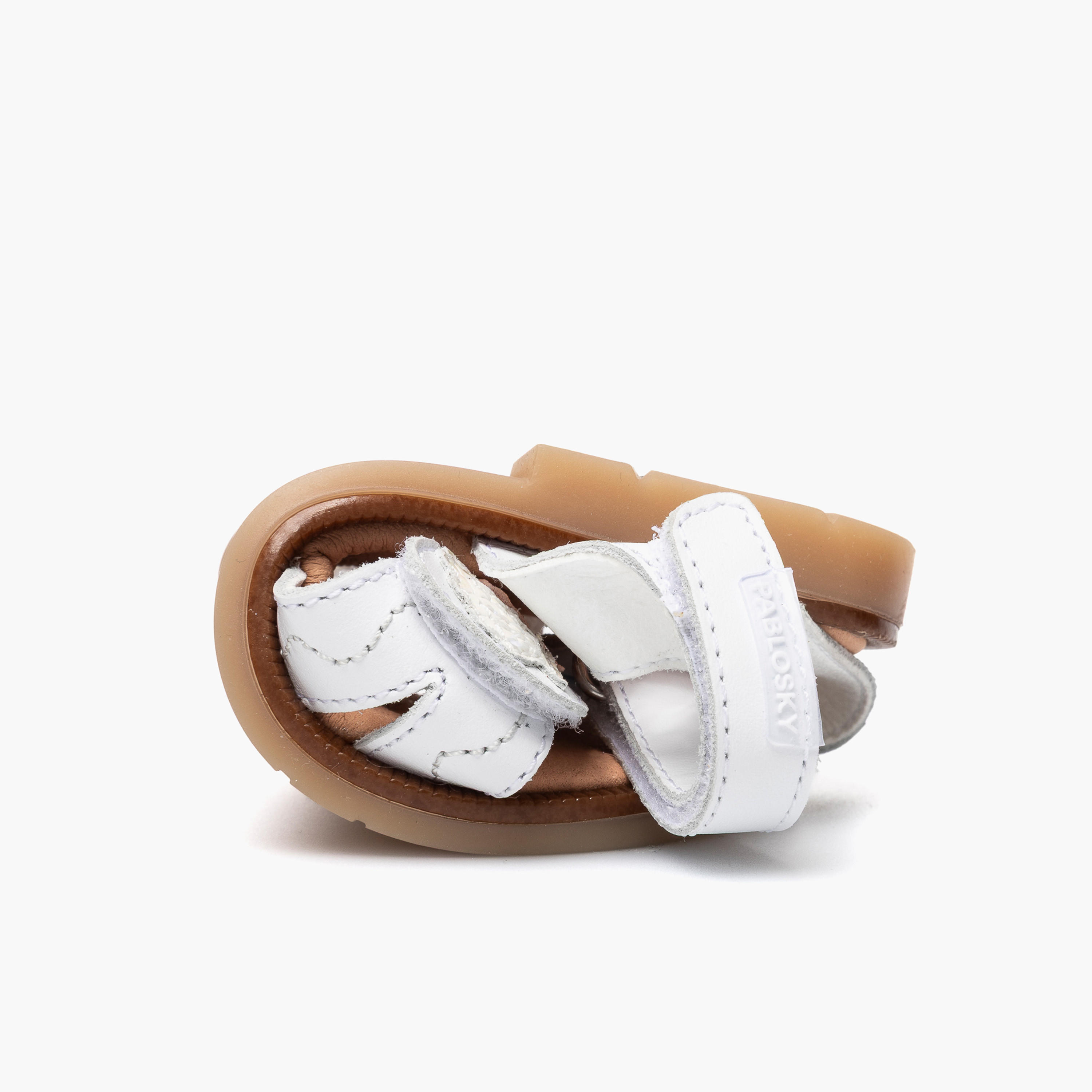 Pablosky Girls Leather Hook & Loop Strap Sandals-girls-shoes-sandals-image-6