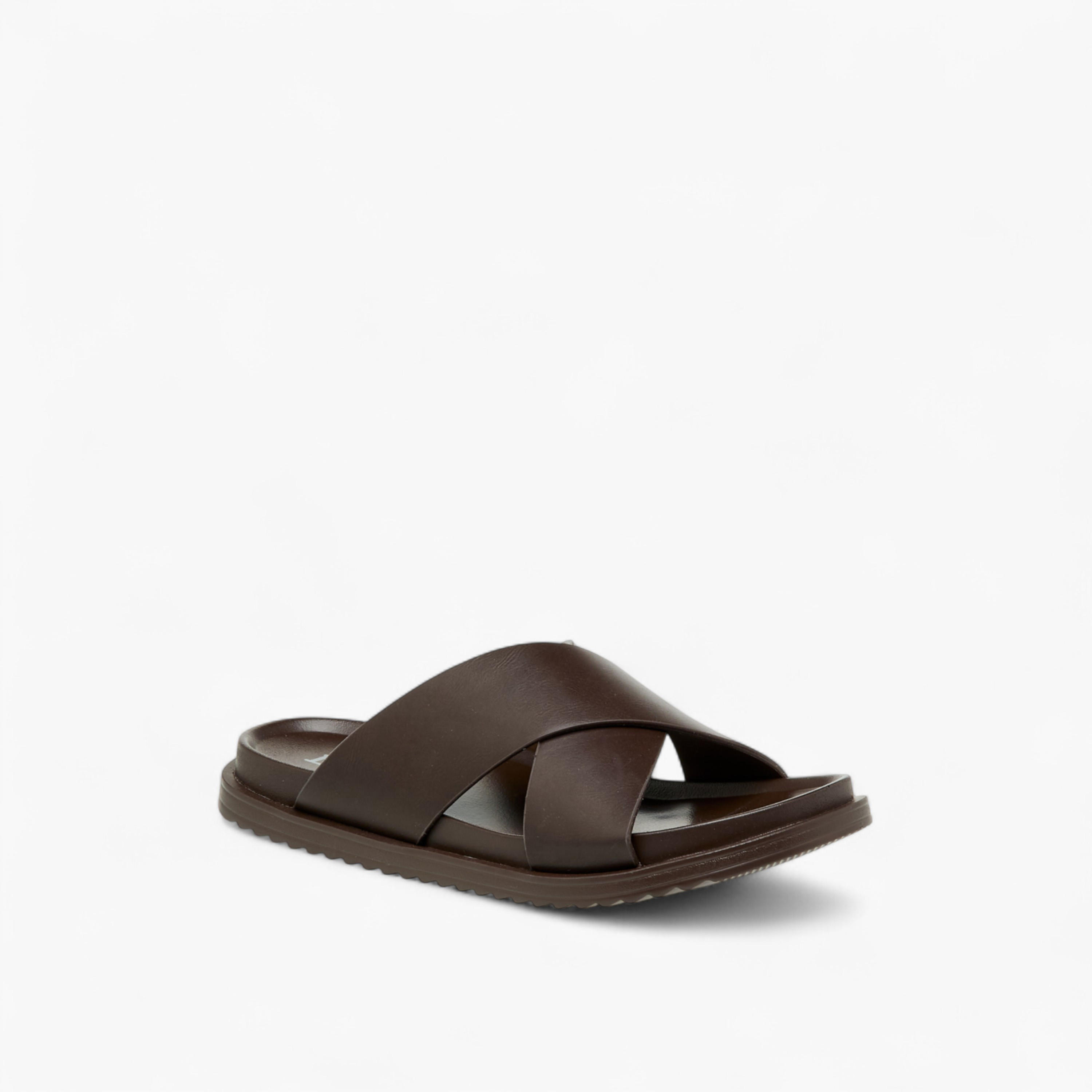LBL by Shoexpress Cross Strap Slip-On Sandals-men-shoes-sandals-image-2