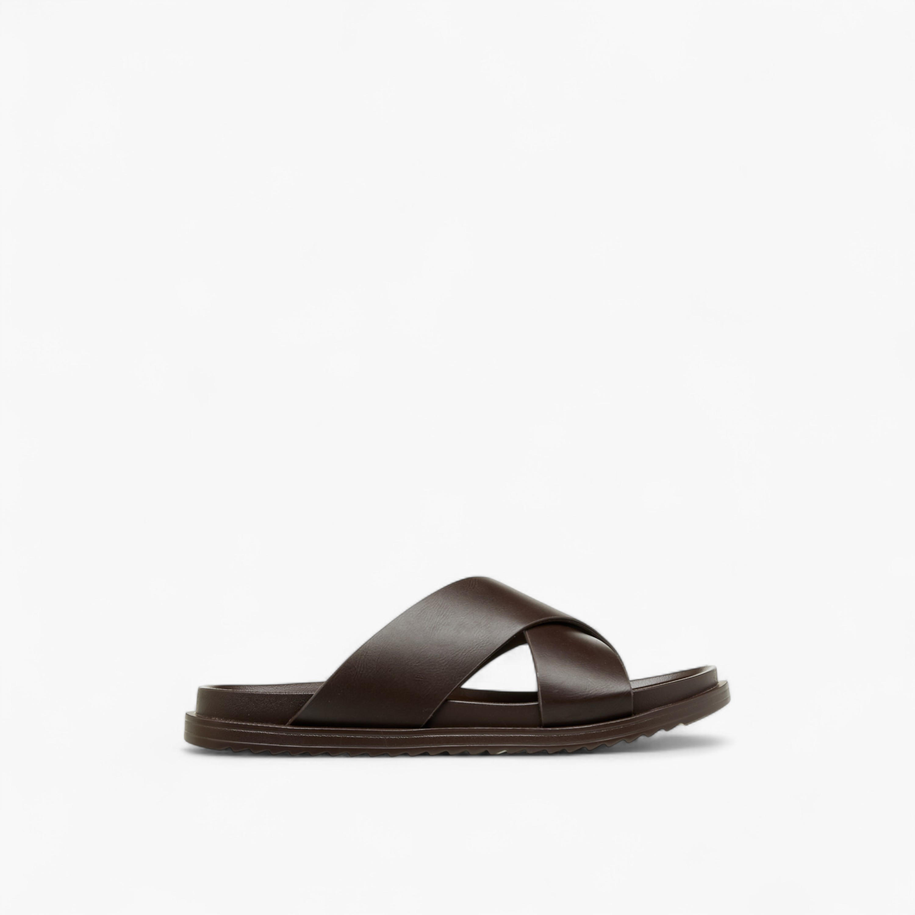 LBL by Shoexpress Cross Strap Slip-On Sandals-men-shoes-sandals-image-3