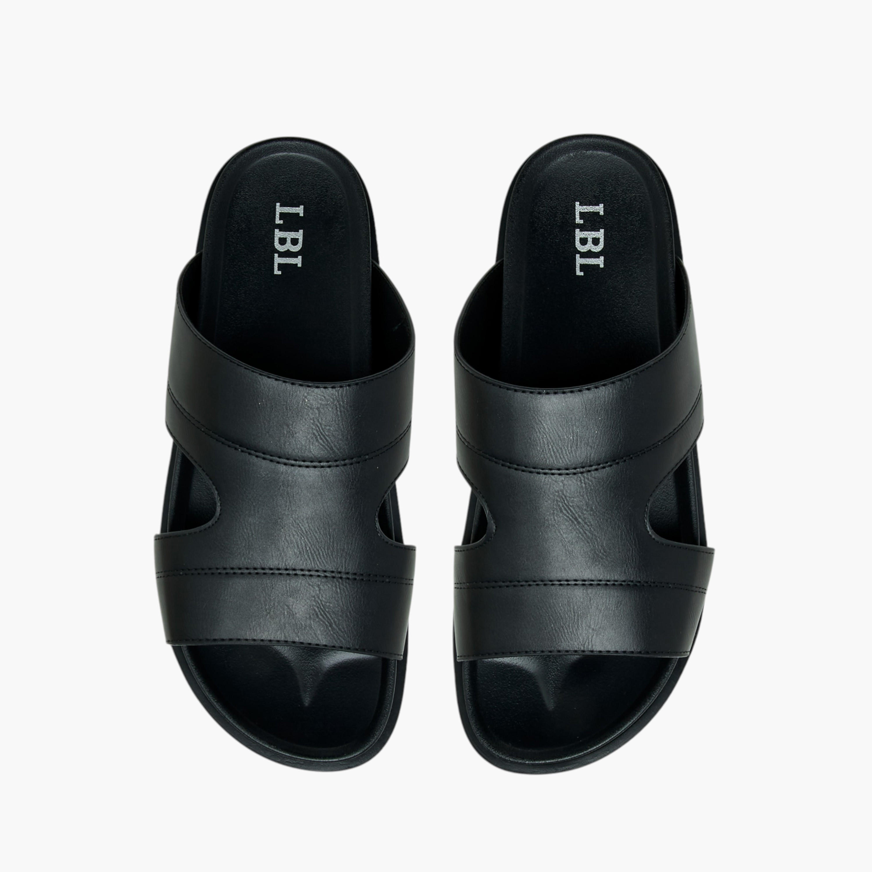 LBL by Shoexpress Cutout Slip-On Sandals-men-shoes-sandals-image-1