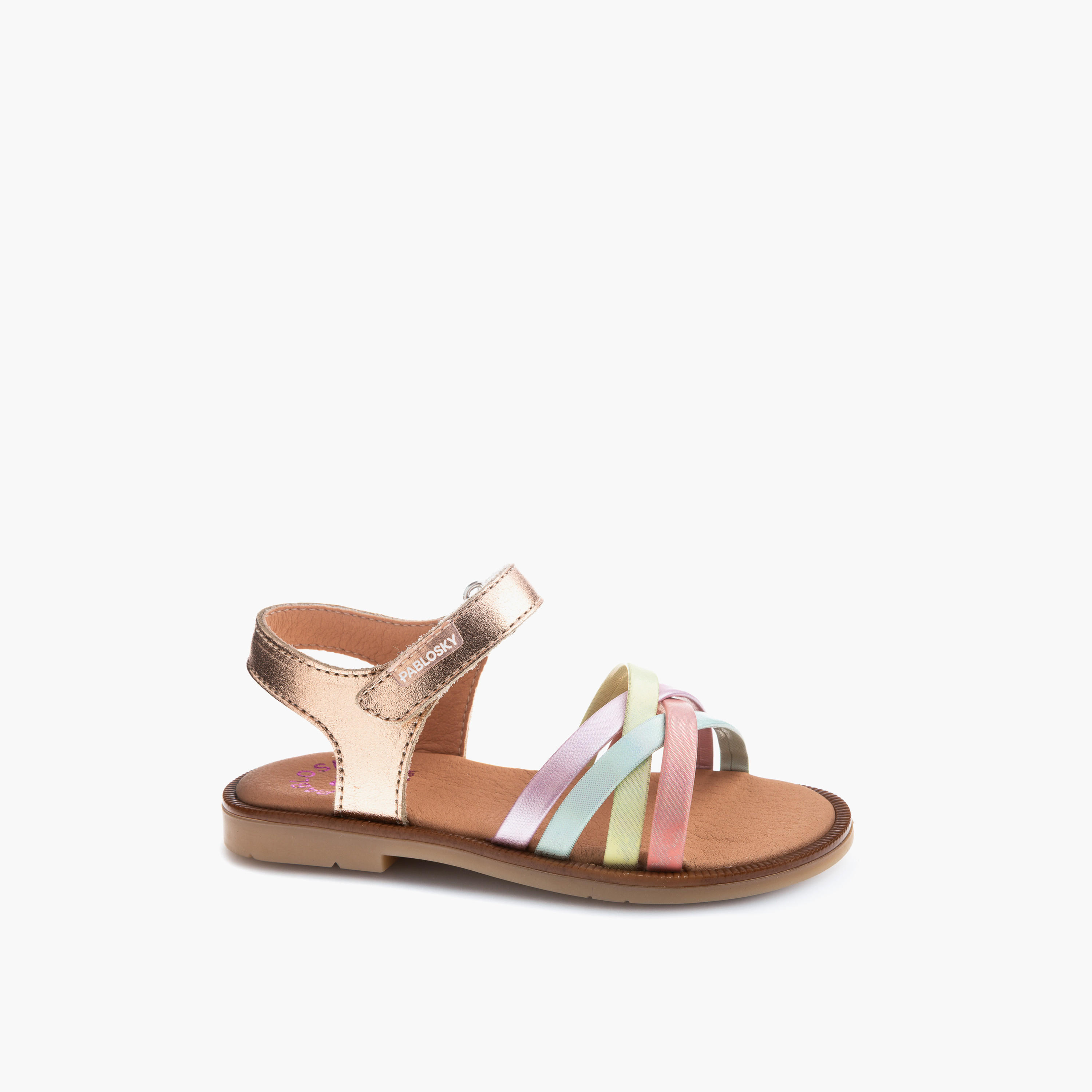 Pablosky Girls Hook and Loop Sandals-girls-shoes-sandals-image-1