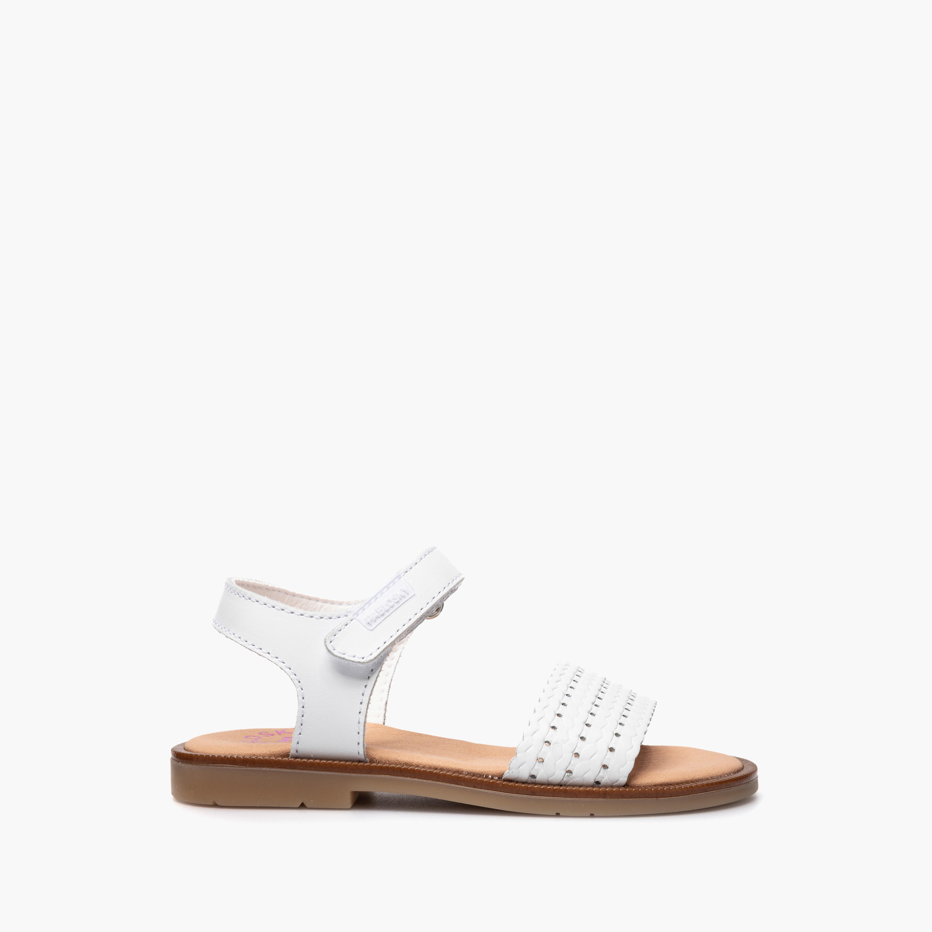 Pablosky Girls Hook & Loop Leather Sandals-girls-shoes-sandals-image-2