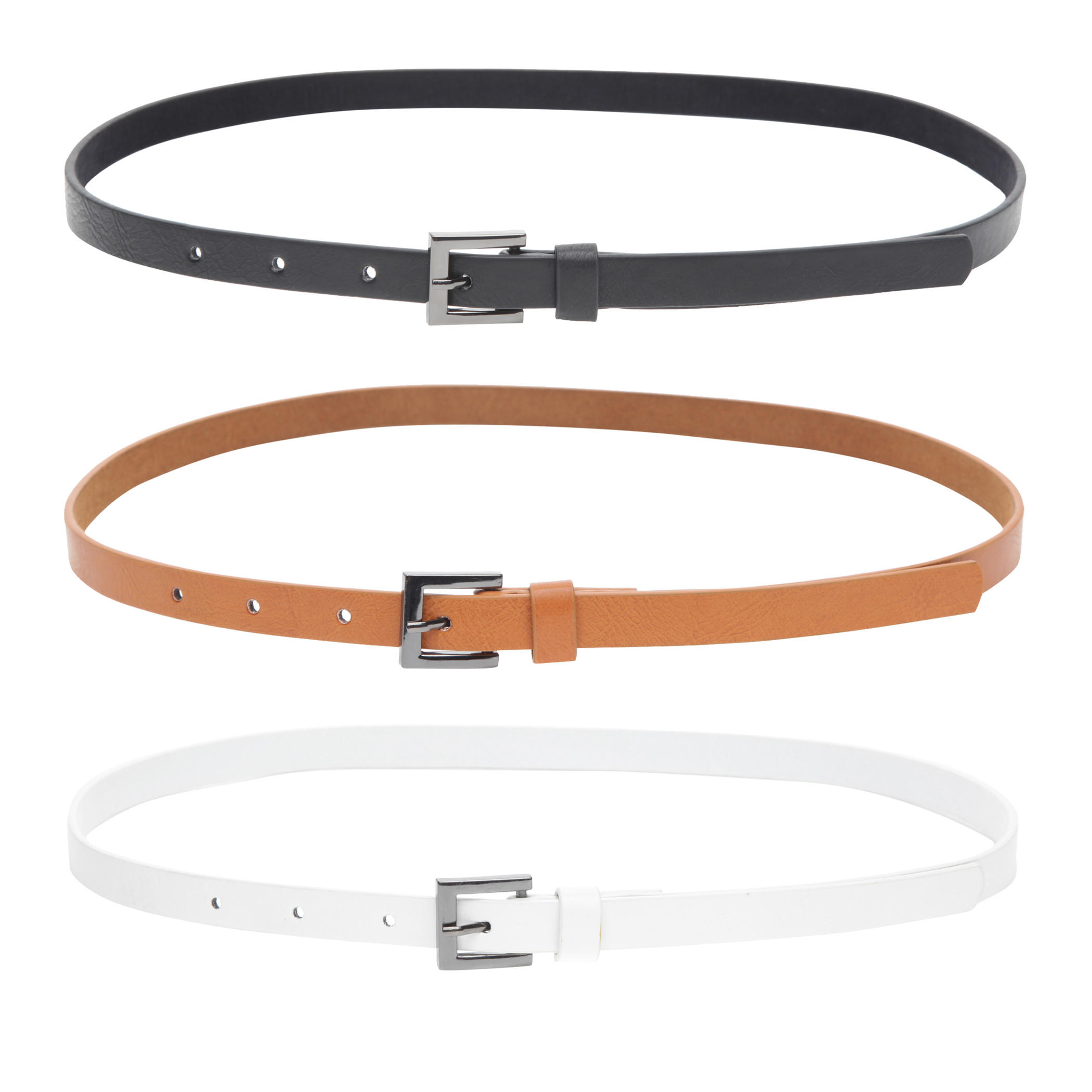 حزام بإبزيم مربع - طقم من 3 قطع-women-clothingaccessories-belts-image-4