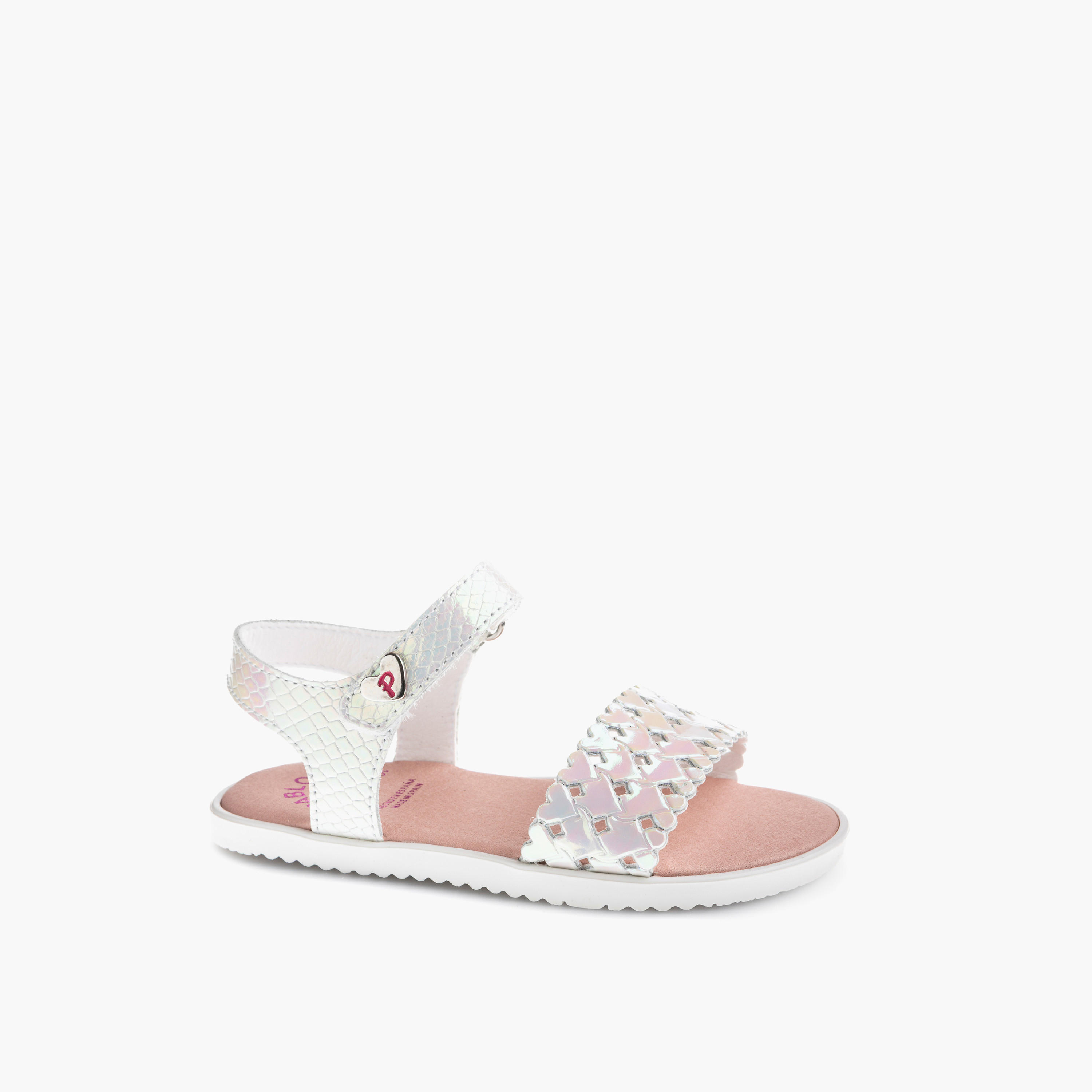 صندل مثقب بشريط إغلاق لاصق للبنات من بابلوسكي-girls-shoes-sandals-image-1