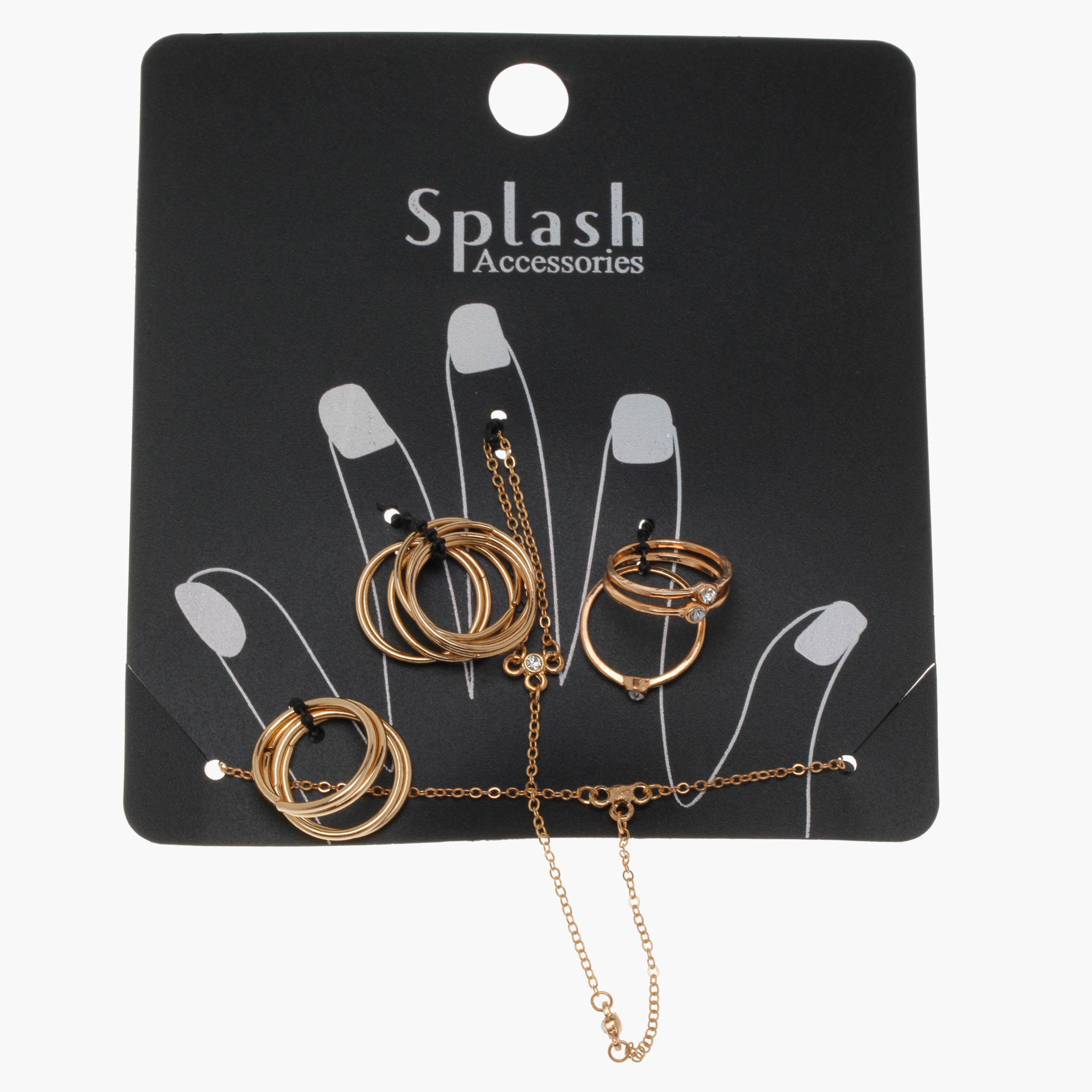 Multi Finger Chain Rings-women-watchesandjewellery-jewellery-rings-image-1