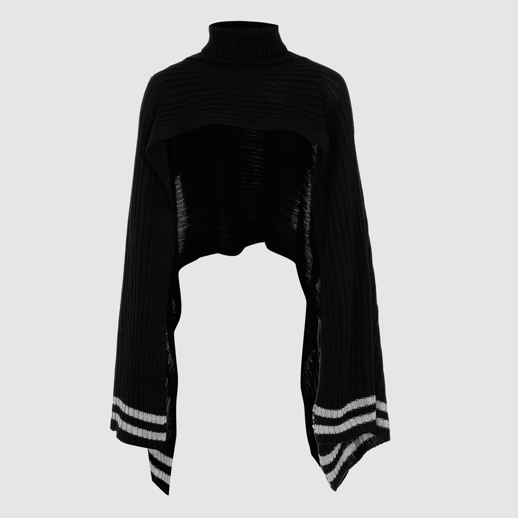 سترة منسوجة بياقة عالية-women-winterwear-cardigansandjumpers-cardigans-image-1