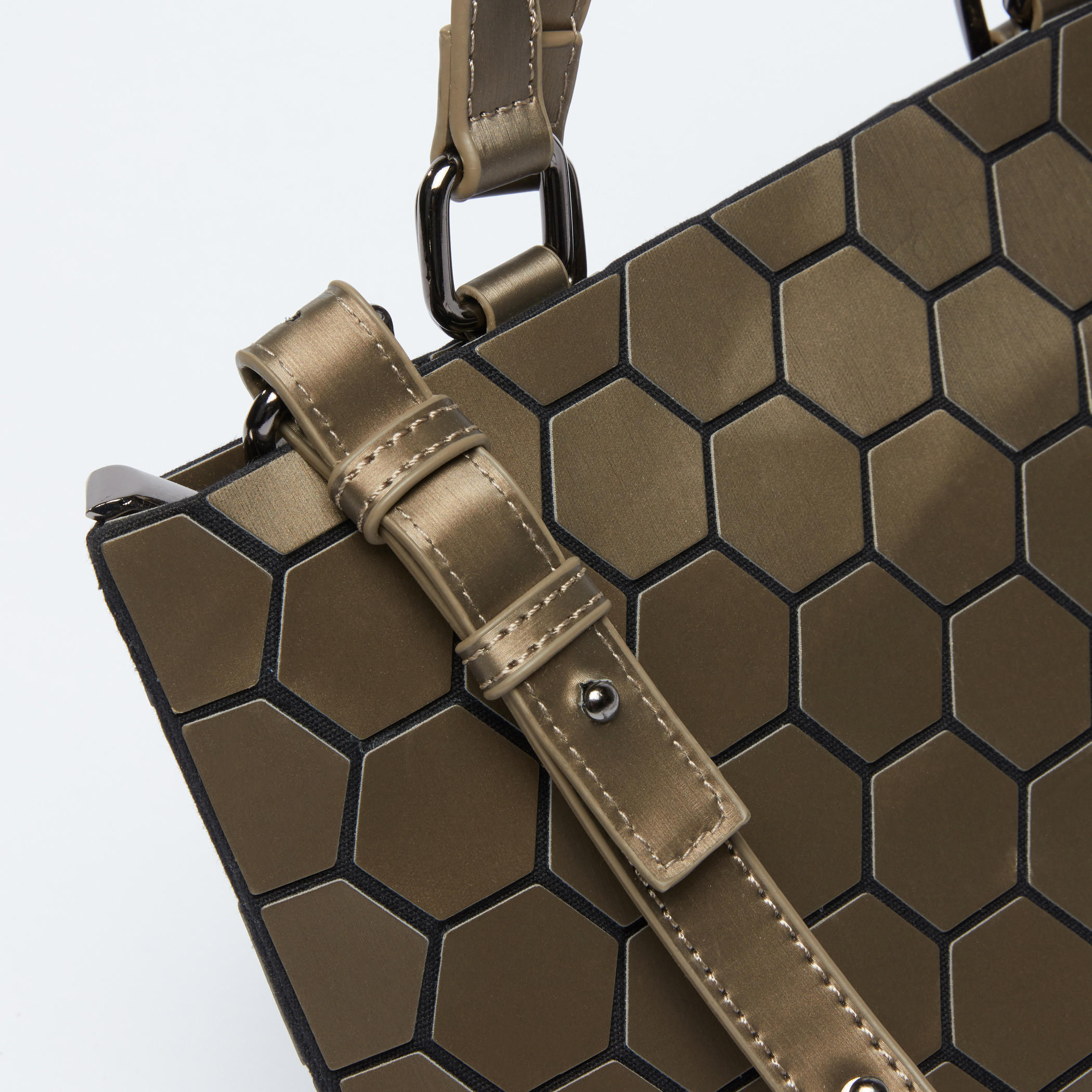 Textured Handbag with Zip Closure and Adjustable Strap-women-bagsandwallets-handbags-image-2